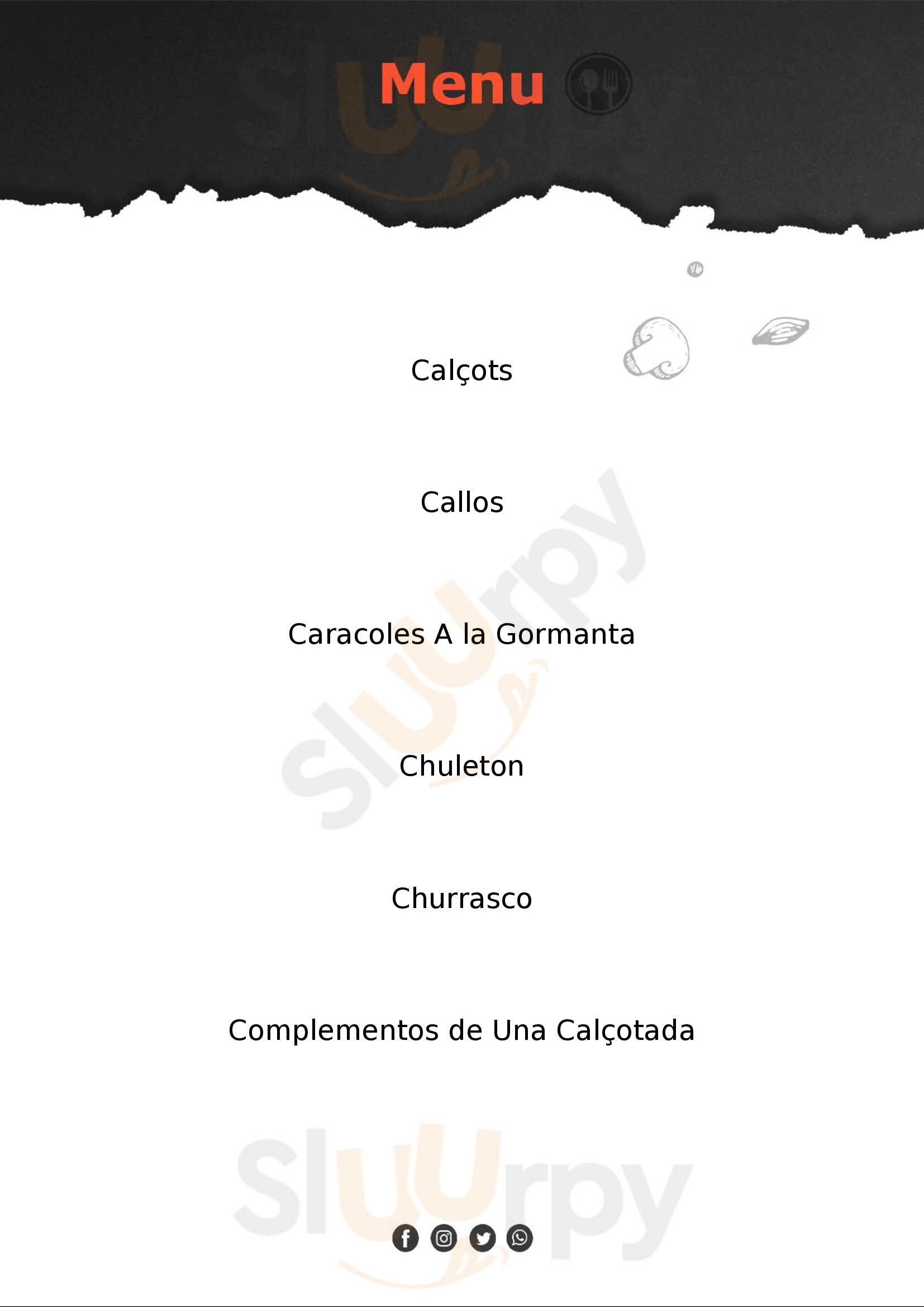 El Xiringuito De La Casa Gran Tarragona Menu - 1