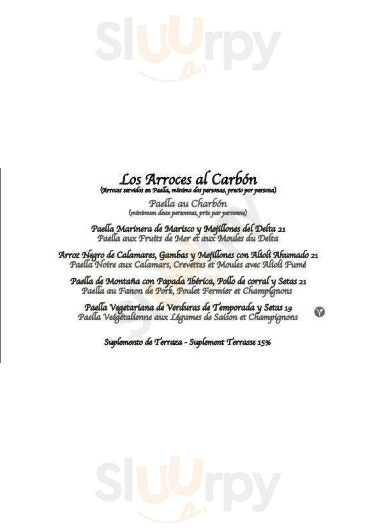 L'antiquari Barcelona Menu - 1