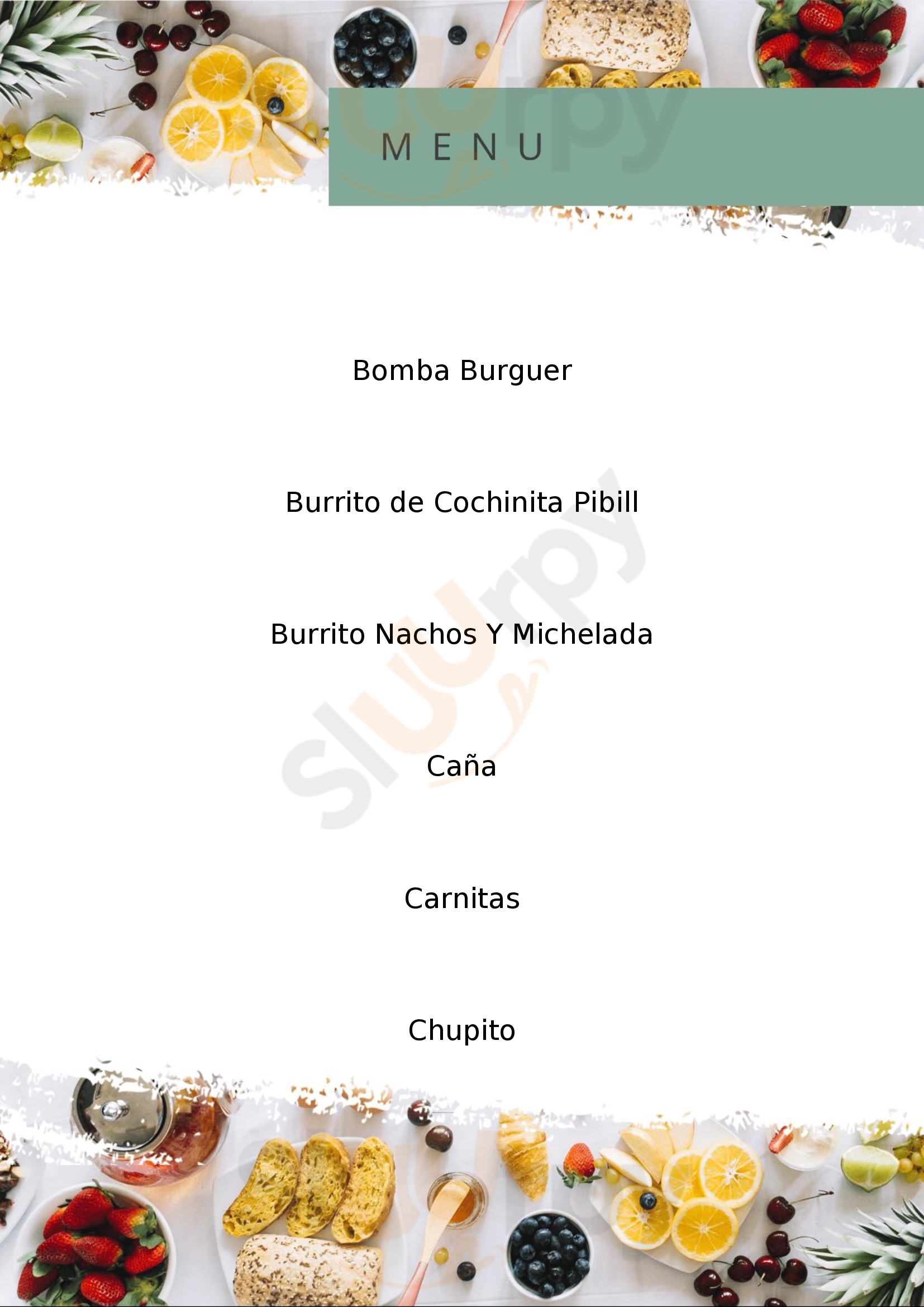 Machete - Gotic Barcelona Menu - 1