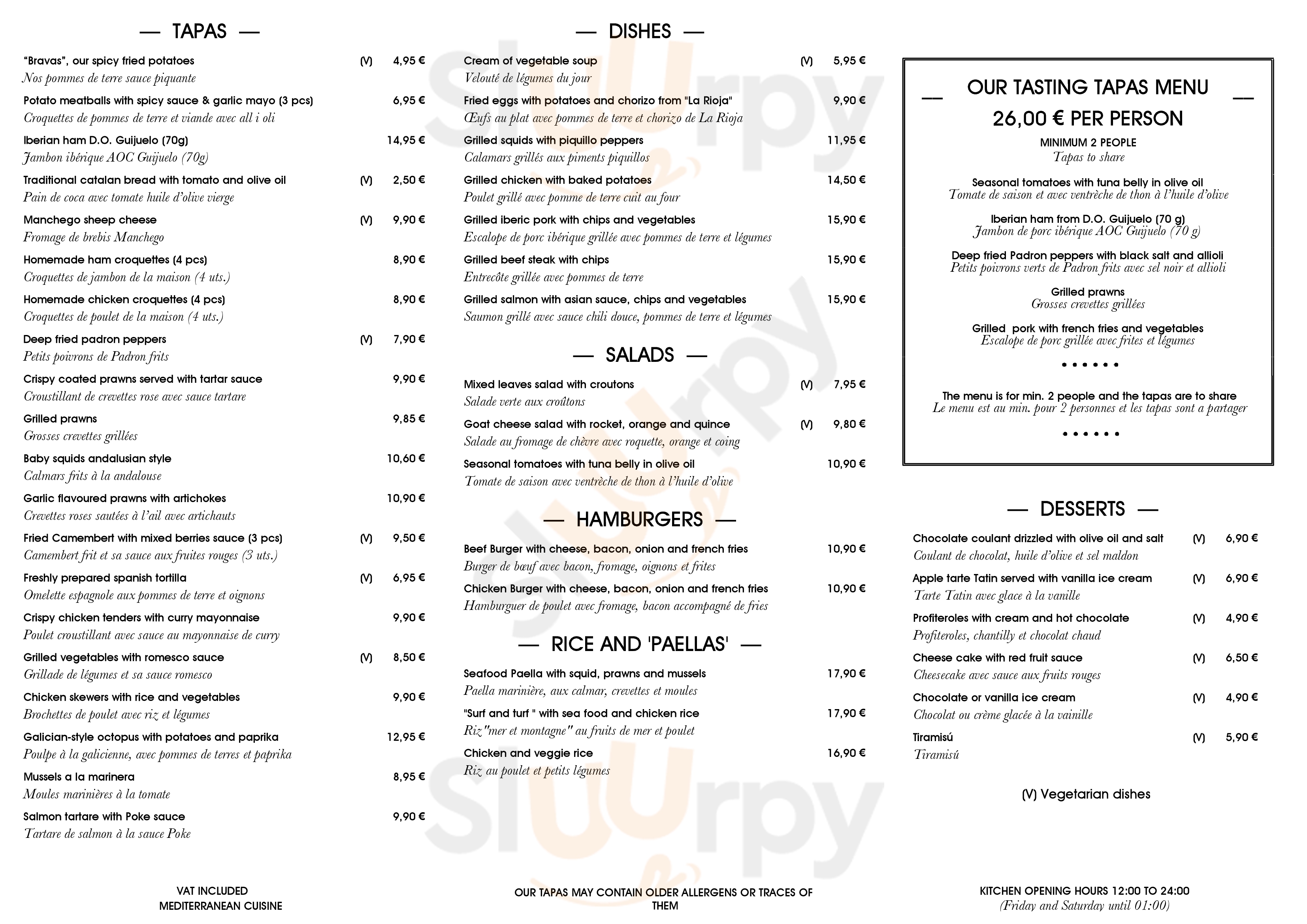 Urbandock Barcelona Menu - 1