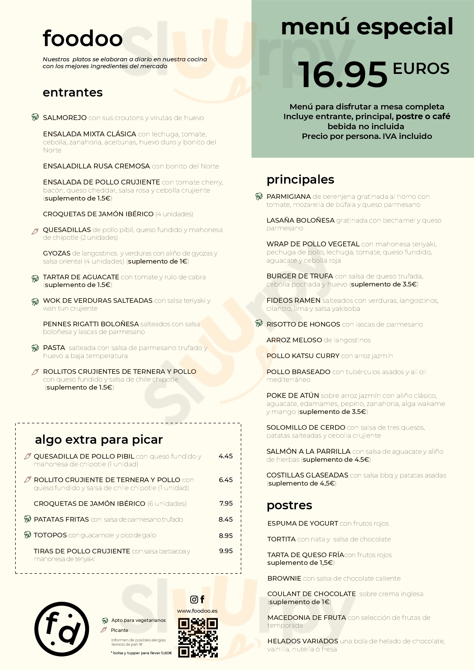Foodoo Valencia Menu - 1