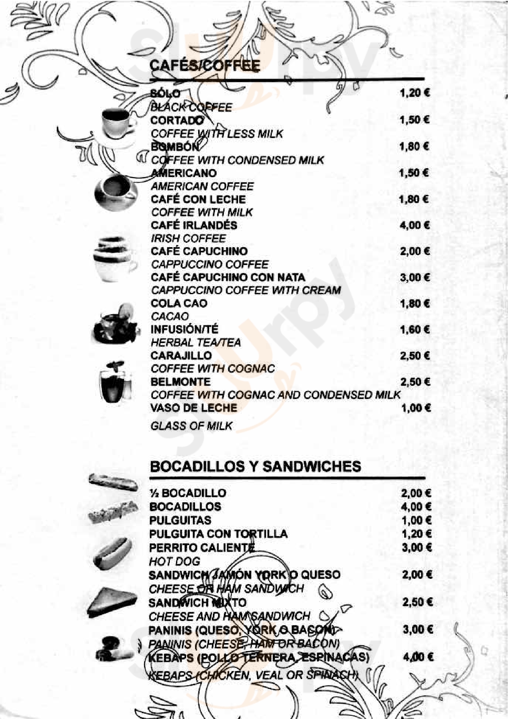 Sotelo10 Coffee Bar Alicante Menu - 1