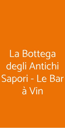 La Bottega Degli Antichi Sapori, Aosta