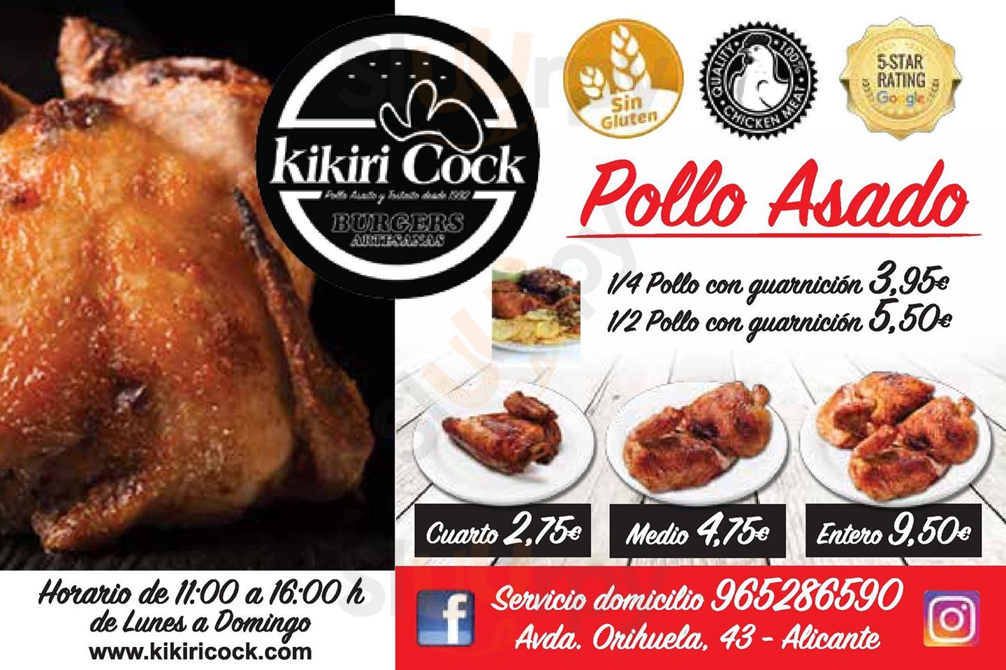 Kikiri Cock Alicante Menu - 1