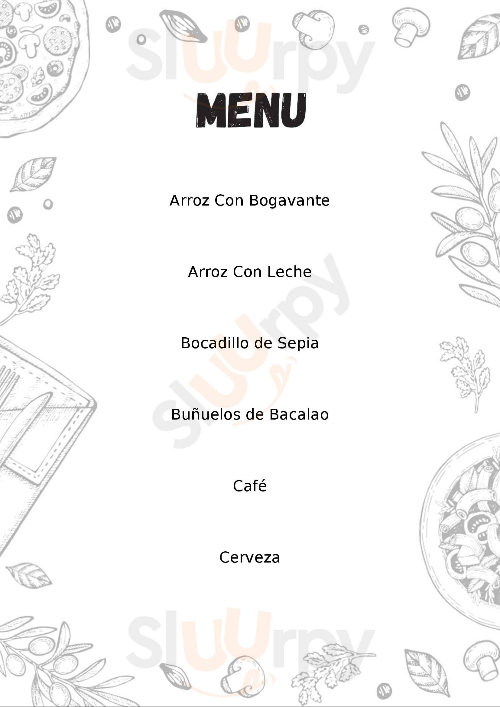 Restaurante El Barco Calpe Menu - 1