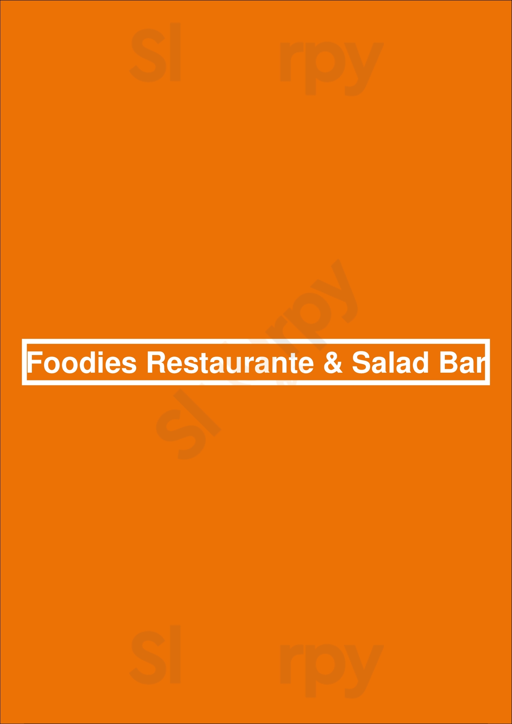 Foodies Restaurante & Salad Bar Barcelona Menu - 1