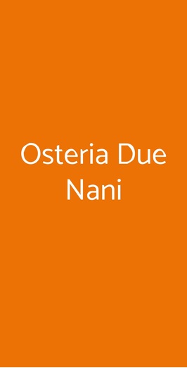 Osteria Due Nani, Bardolino