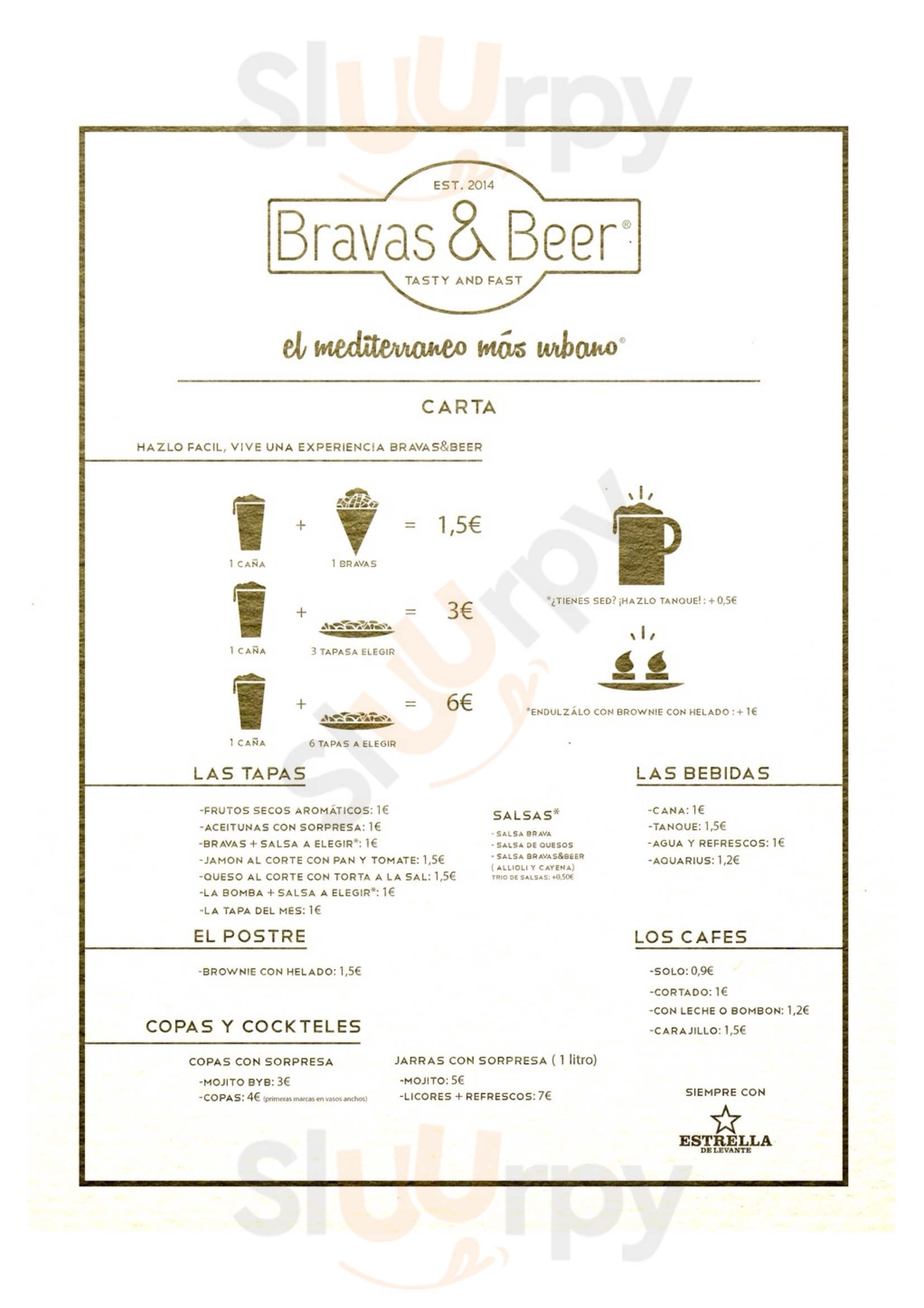 Bravas & Beer Elche Menu - 1