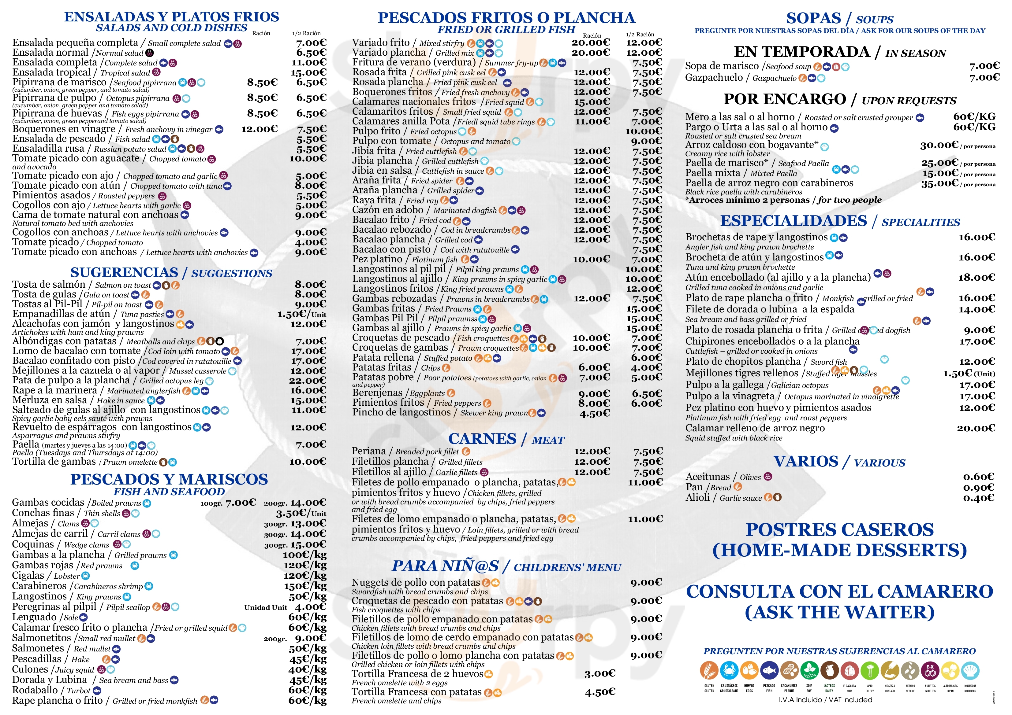 Main Menu - La Cueva