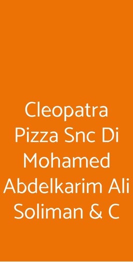 Cleopatra Pizza, Padova