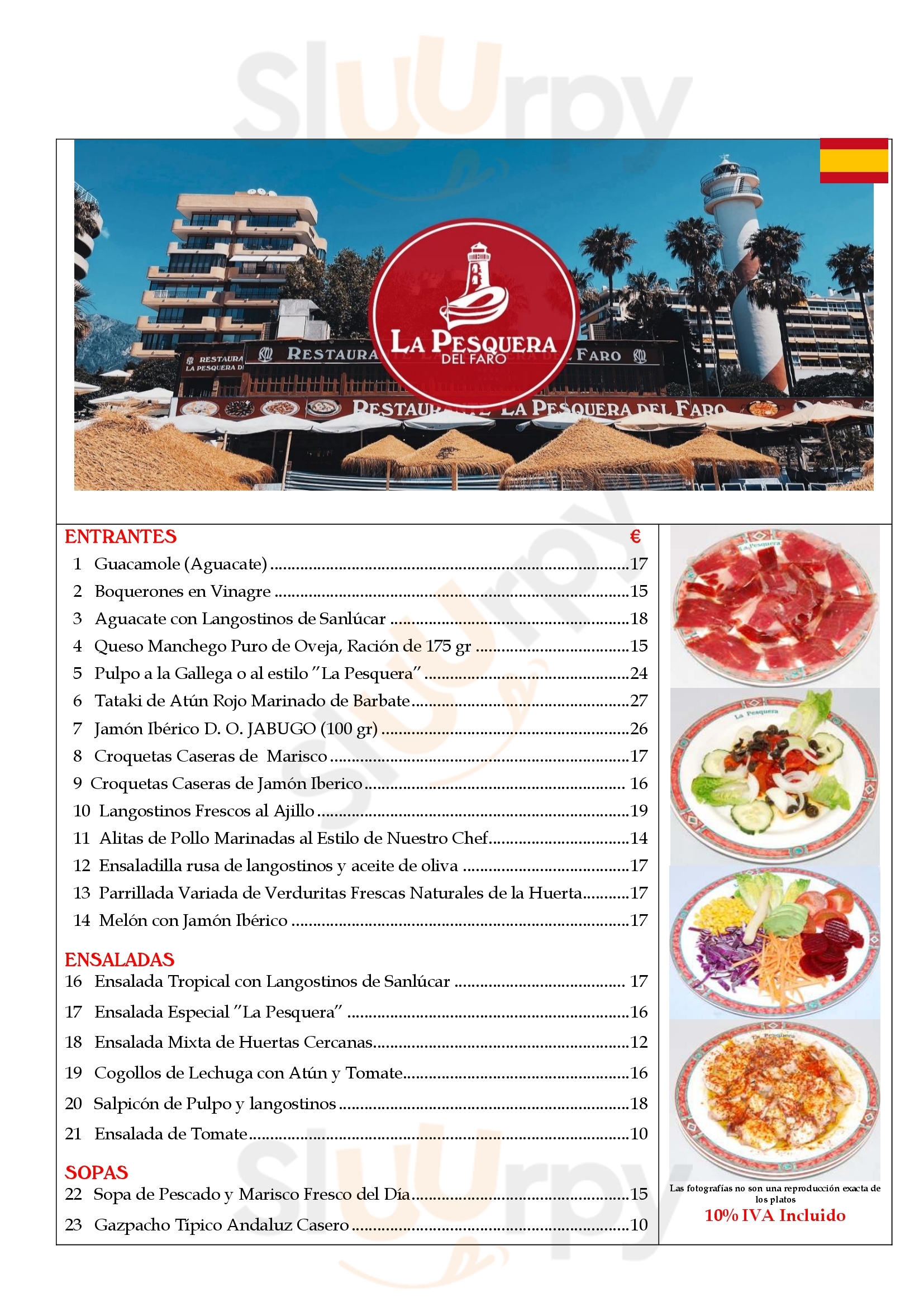 Restaurantes La Pesquera Fuengirola Menu - 1