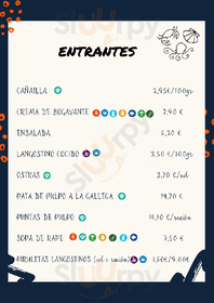Sa Cava menu