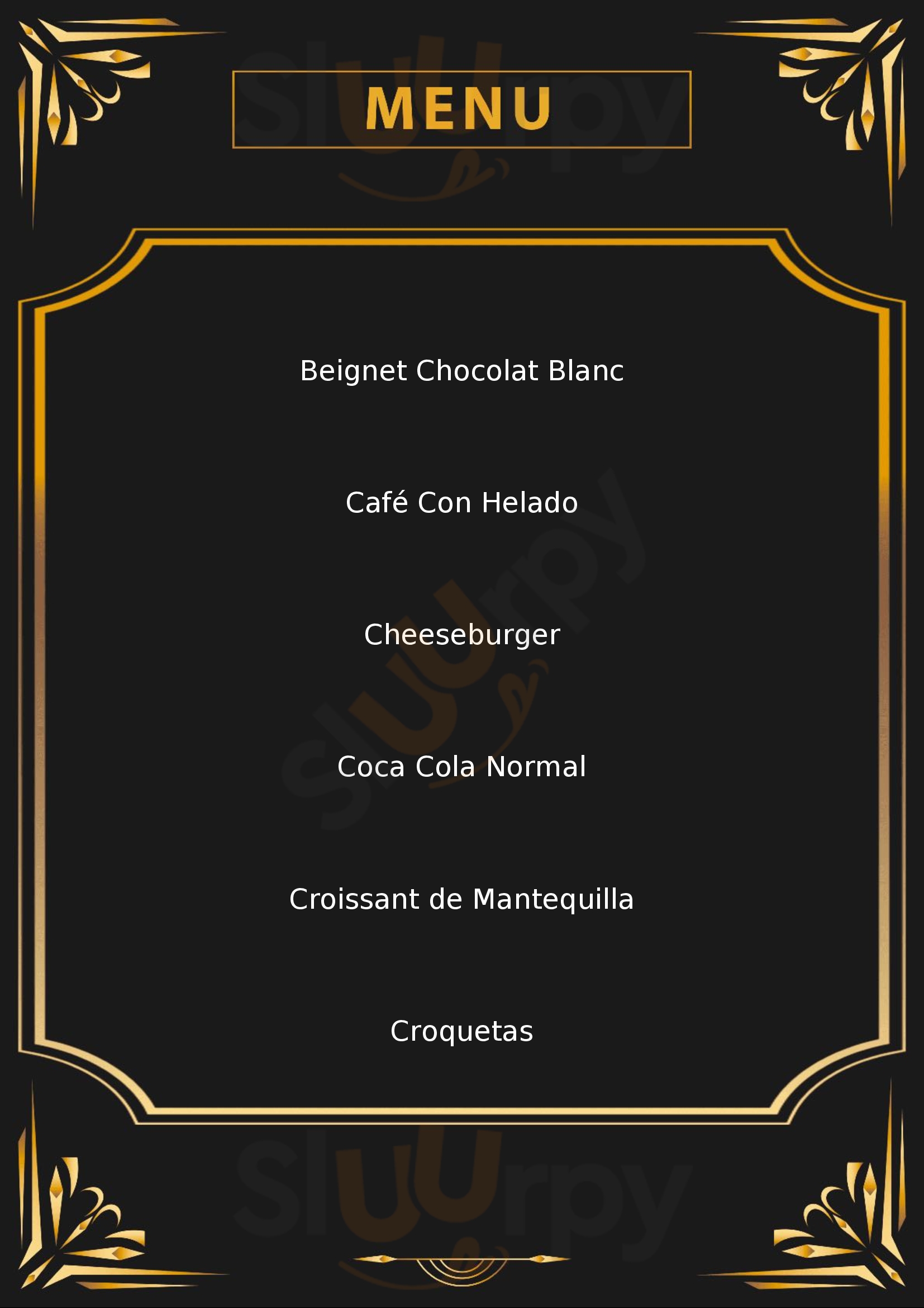 Mcdonald's Barcelona Menu - 1