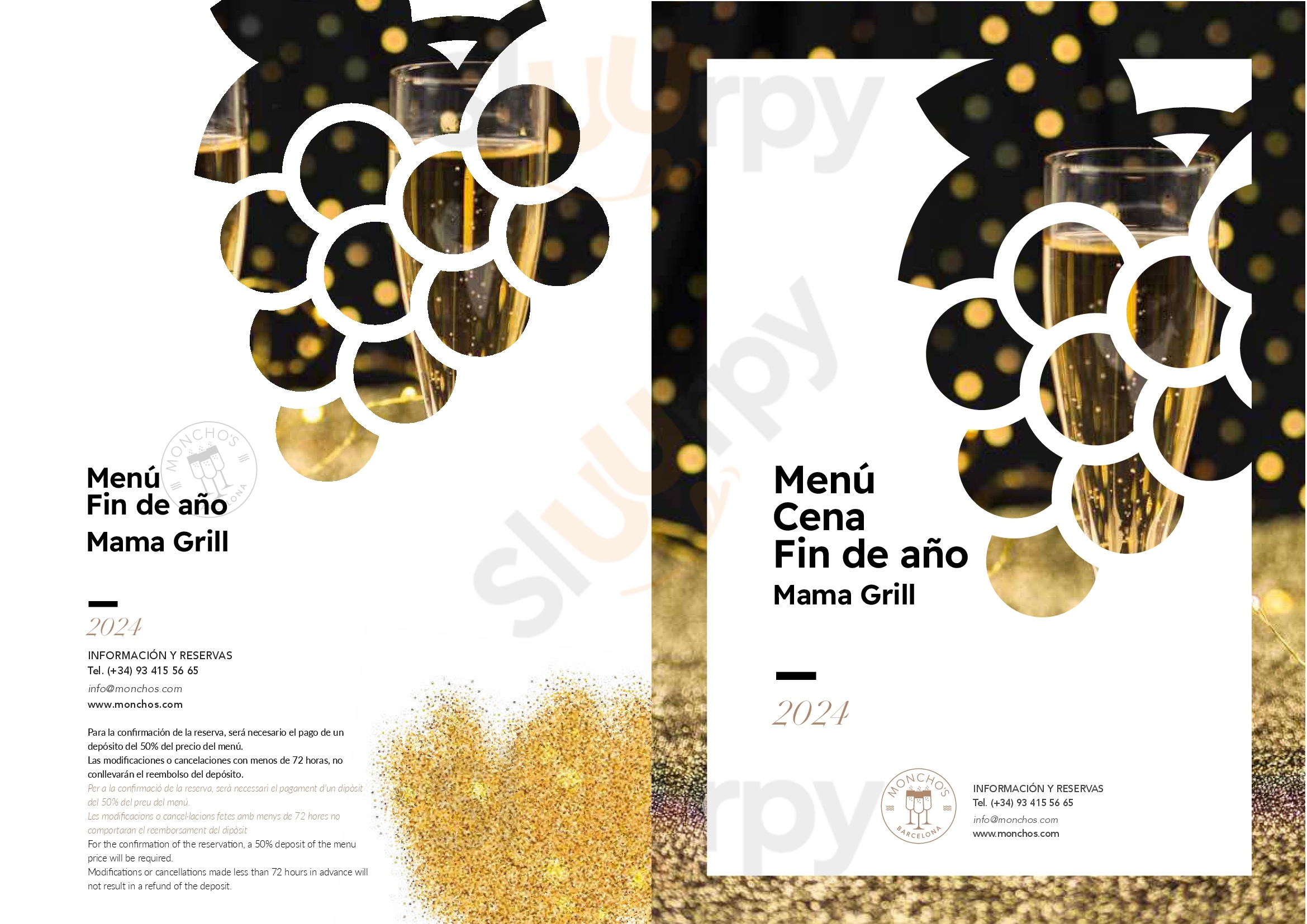 Main Menu - El Escándalo Moncho's Restaurante