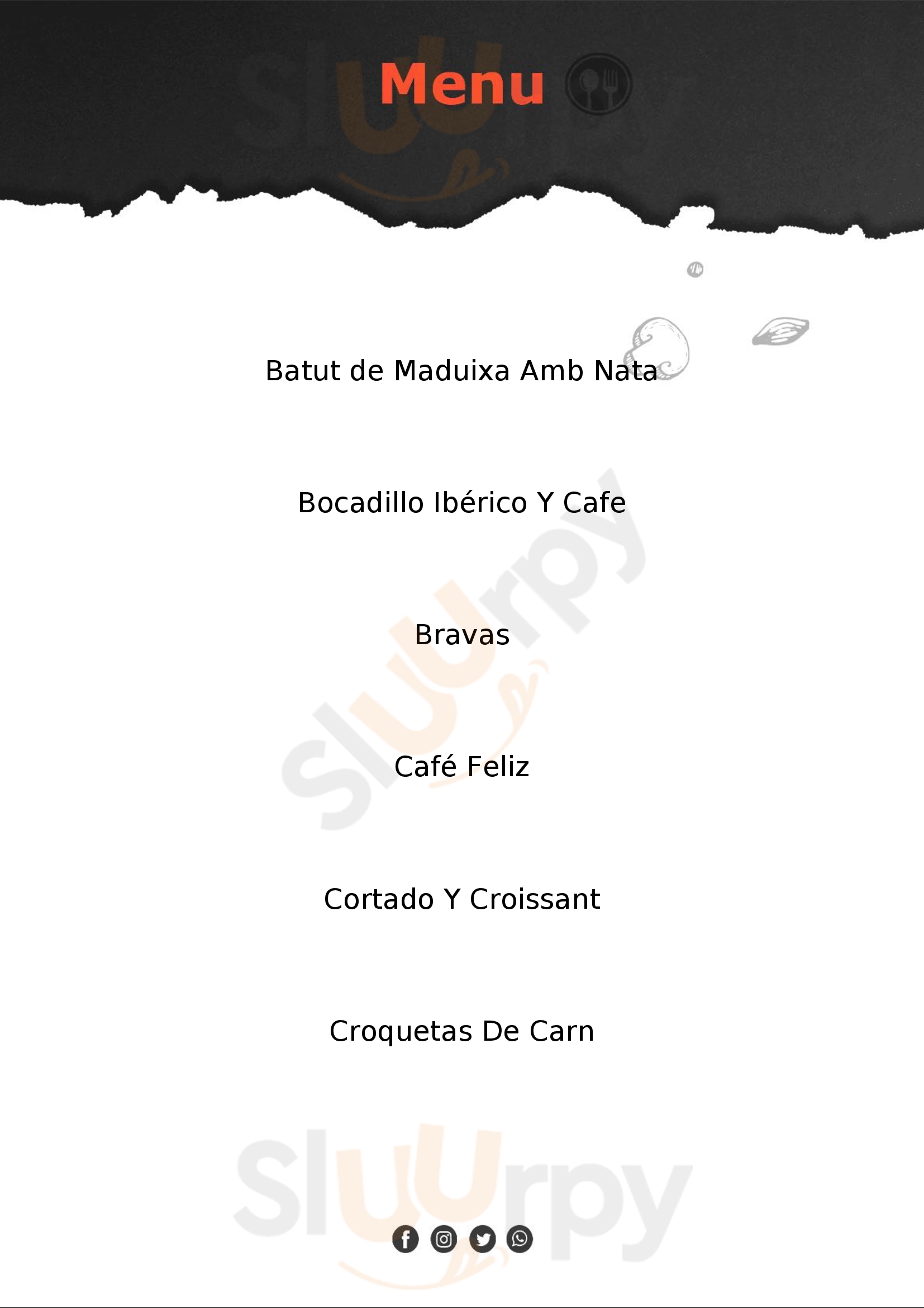 City De Sants Barcelona Menu - 1