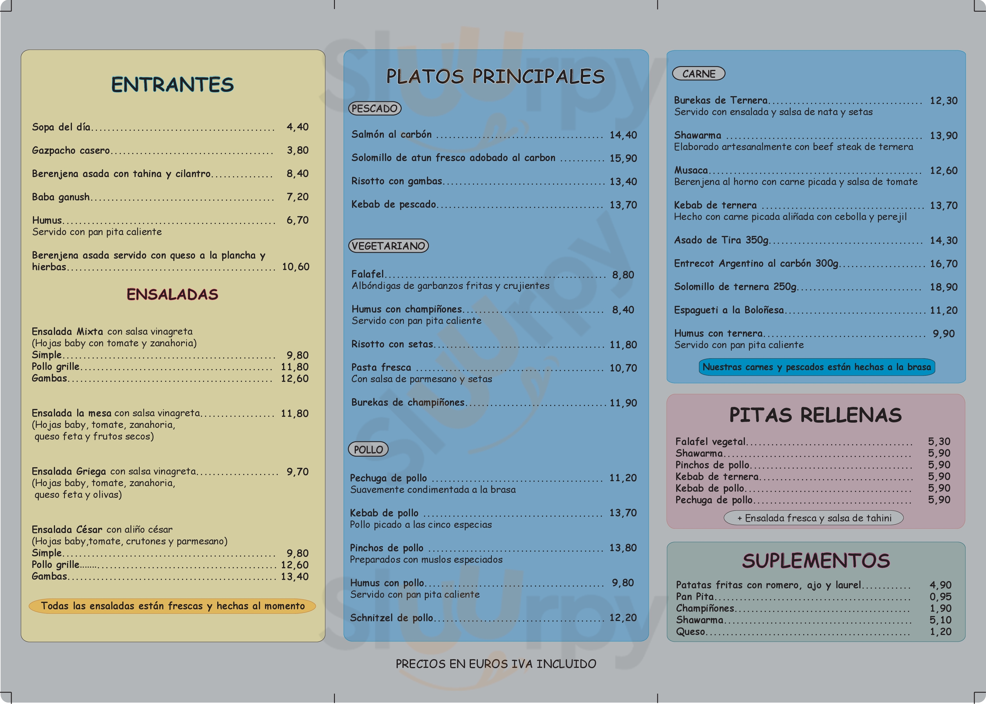La Mesa Restaurant Castelldefels Menu - 1