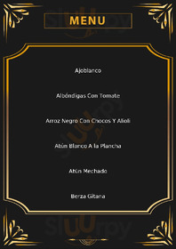 El Garbanzo Negro menu