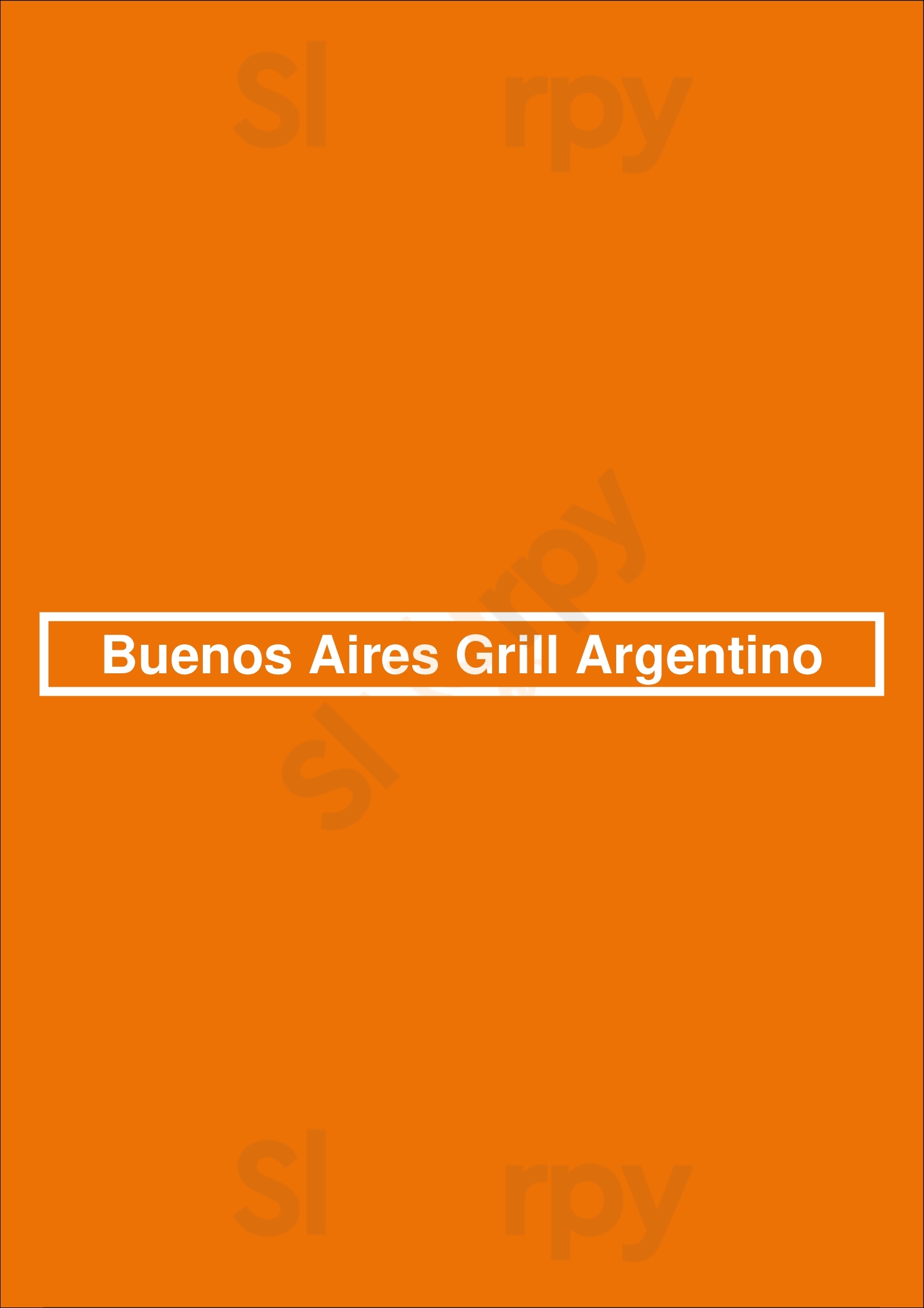 Buenos Aires Grill Argentino Playa Blanca Menu - 1