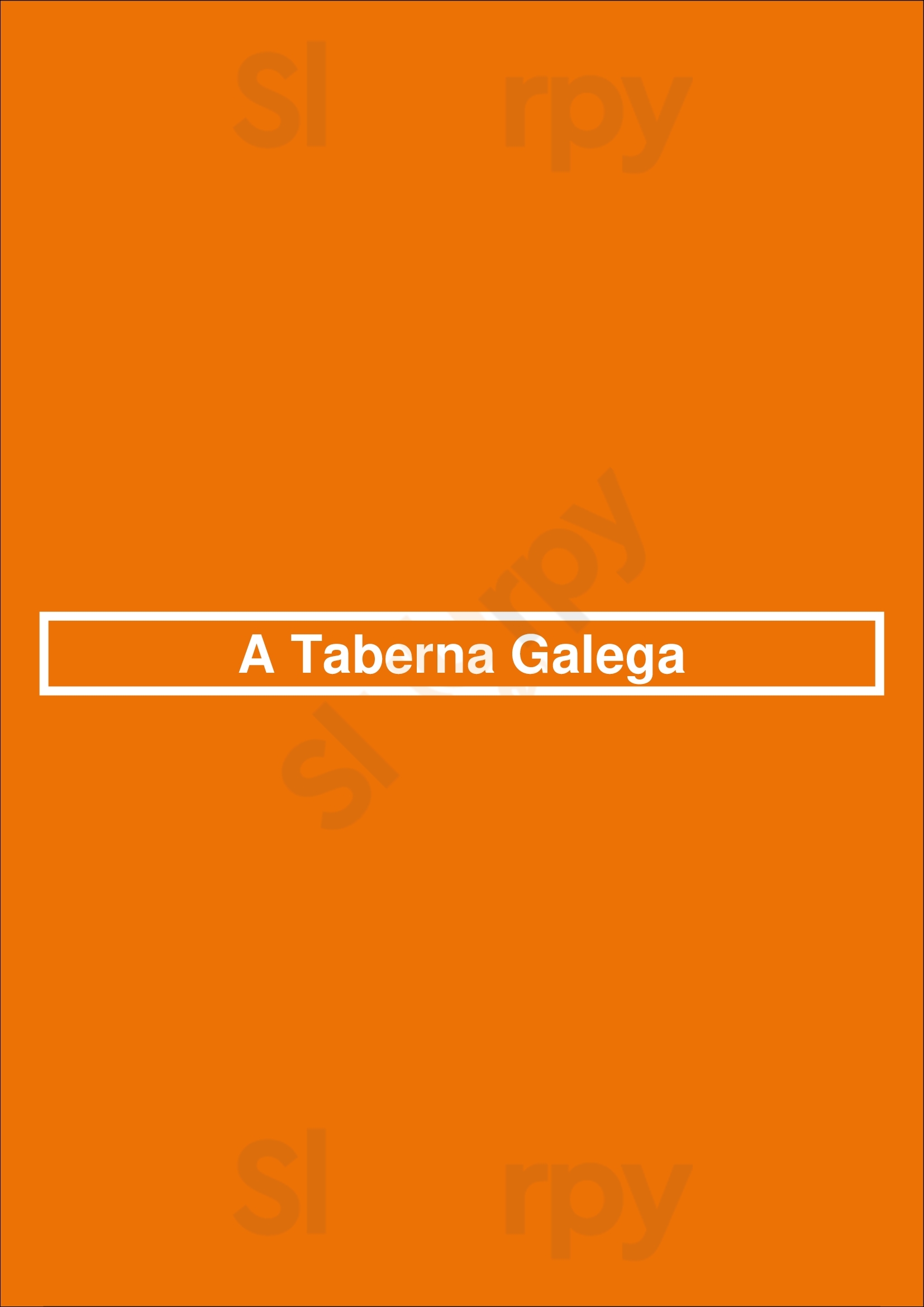 A Taberna Galega Cartagena Menu - 1