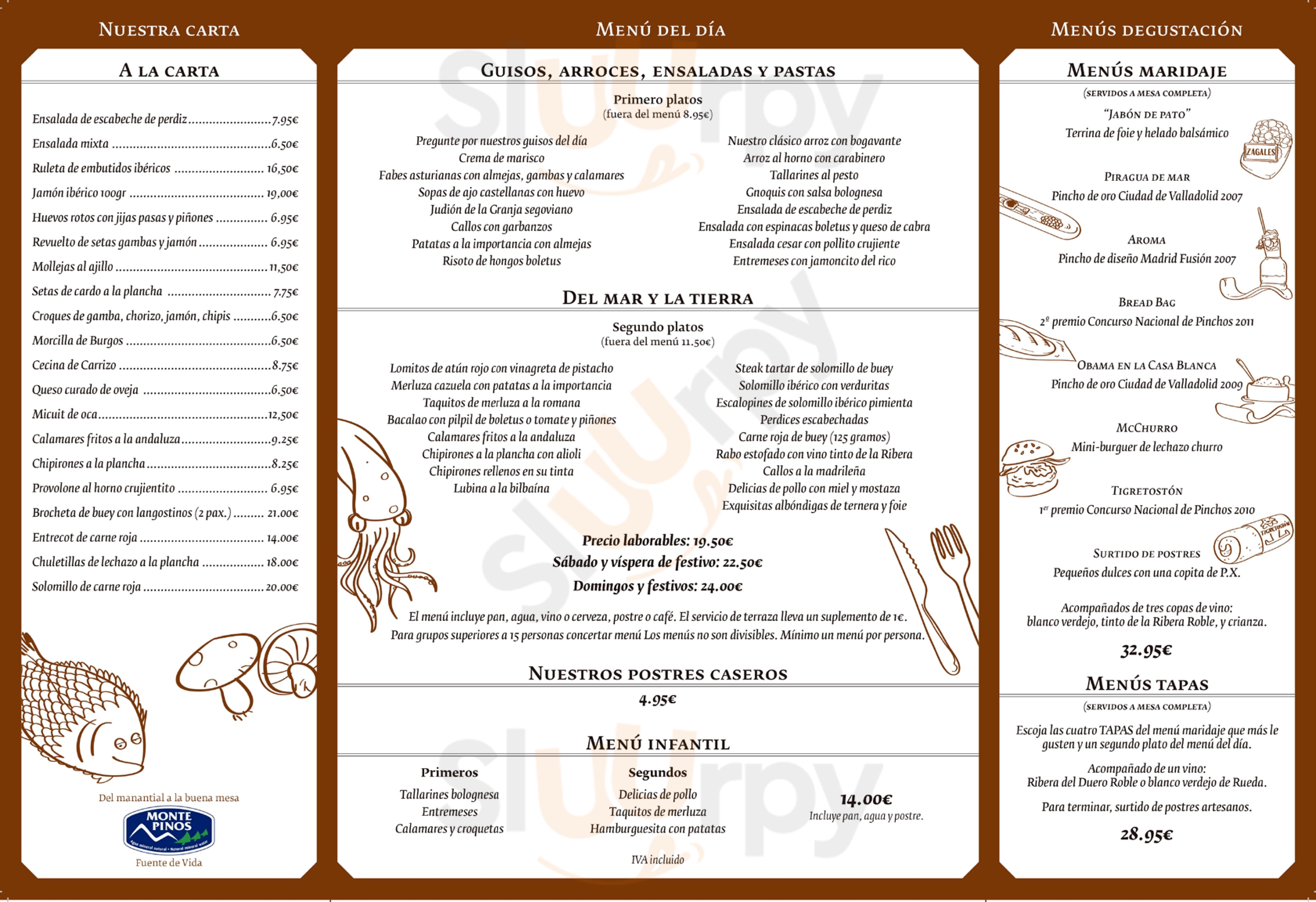 Los Zagales Valladolid Menu - 1