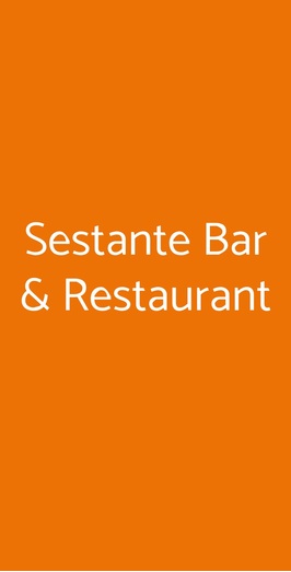 Sestante - Osteria Di Mare, Venezia