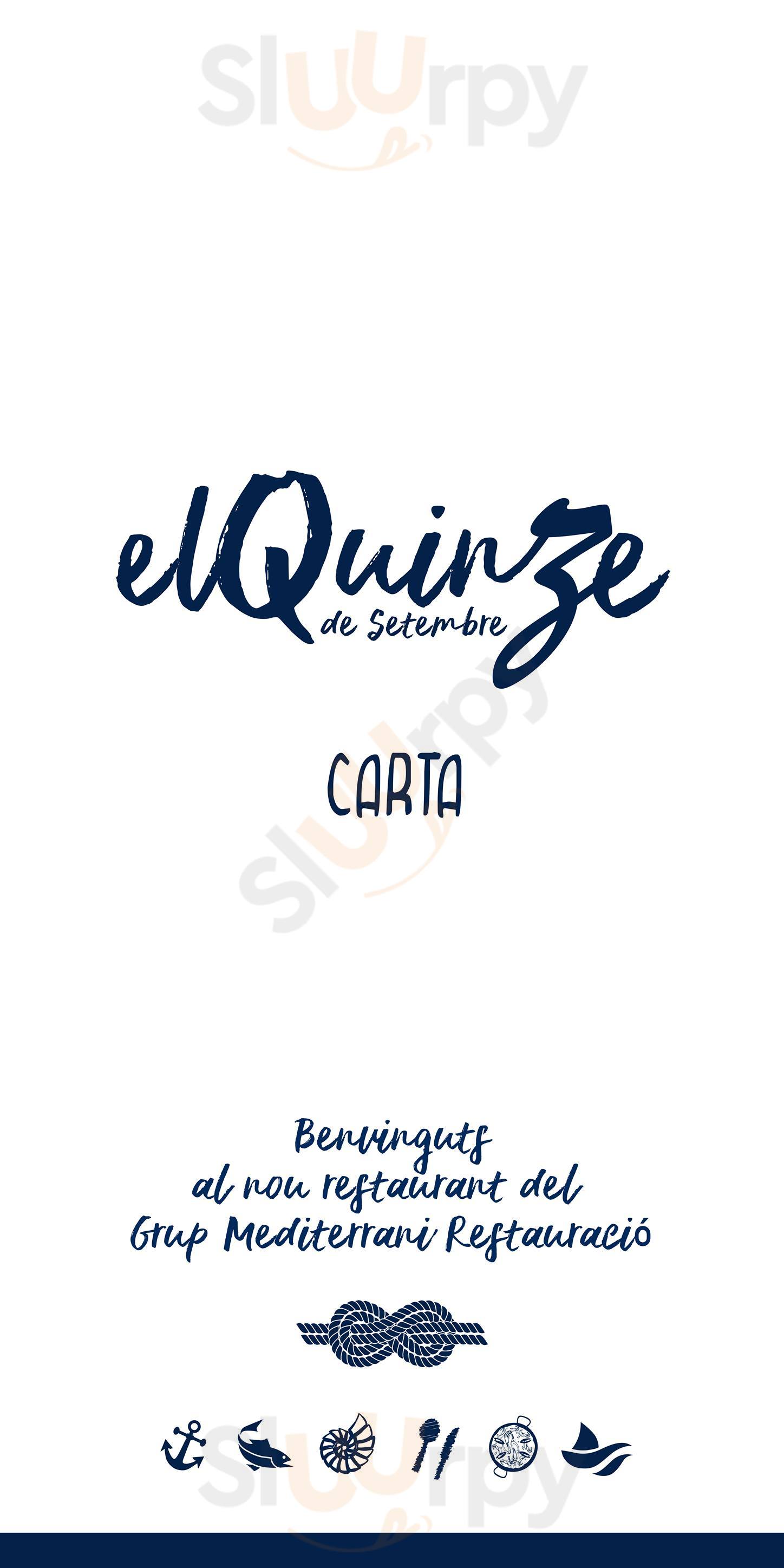 El Quinze De Setembre Vilanova i la Geltrú Menu - 1