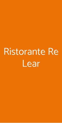 Ristorante Re Lear, Malcesine