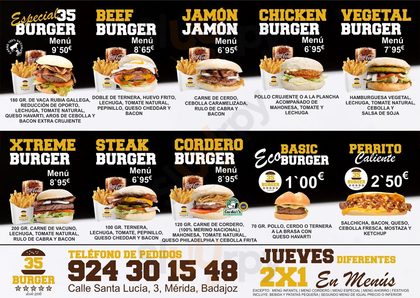 35 Burger Mérida Menu - 1