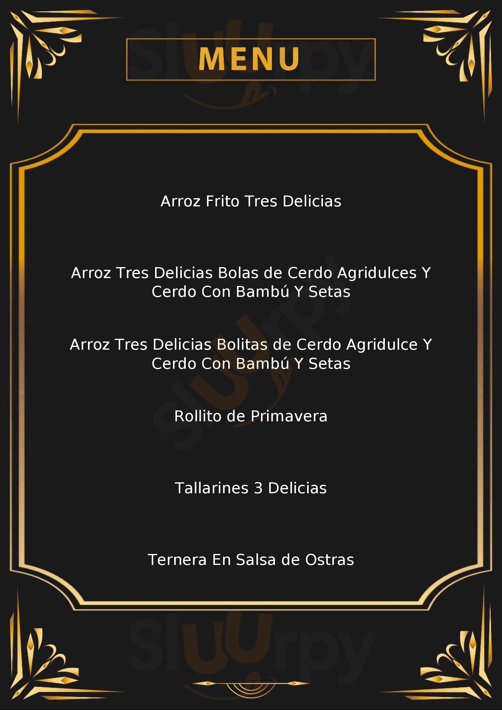 Palacio Imperial Ferrol Menu - 1