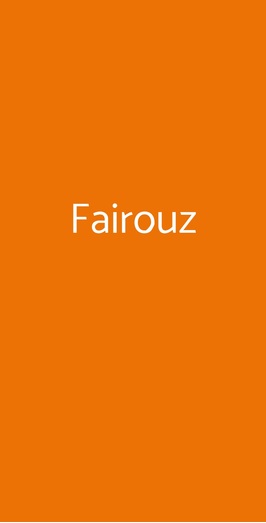 Fairouz, Mestre