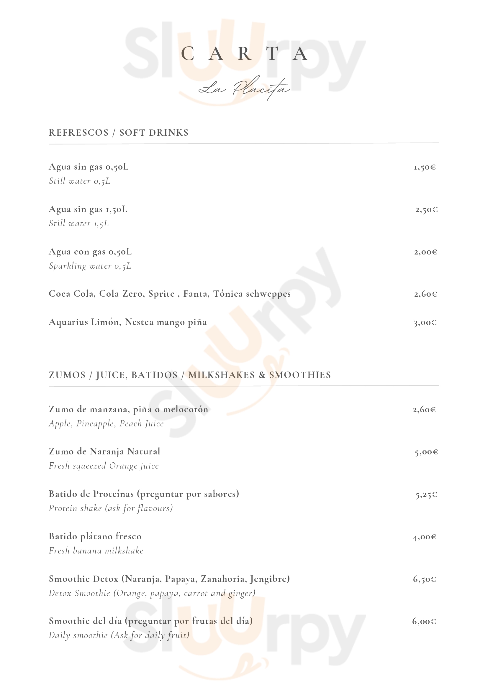 Main Menu - Bb Lounge Club