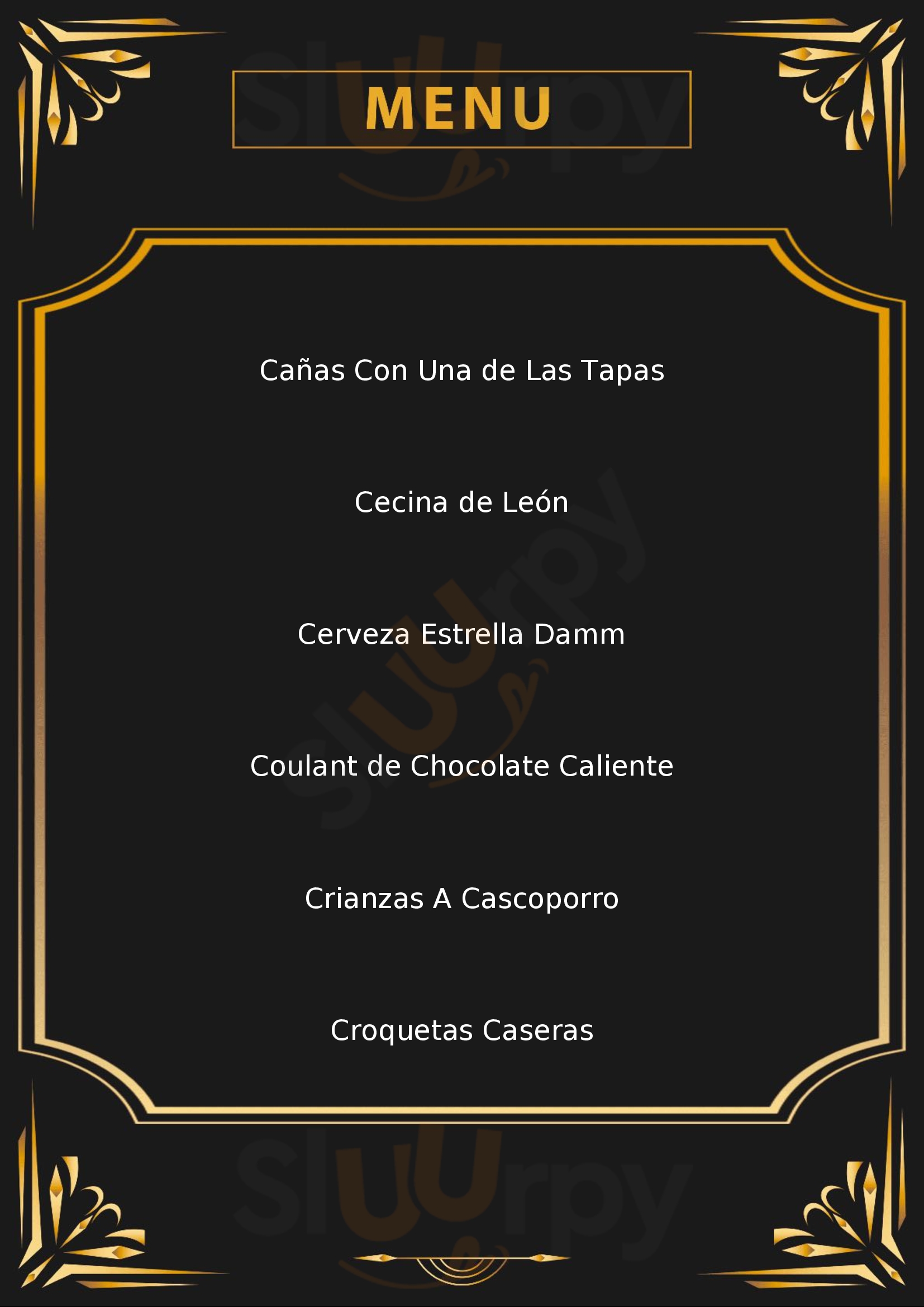 Bar Gourmet Curia Regia León Menu - 1