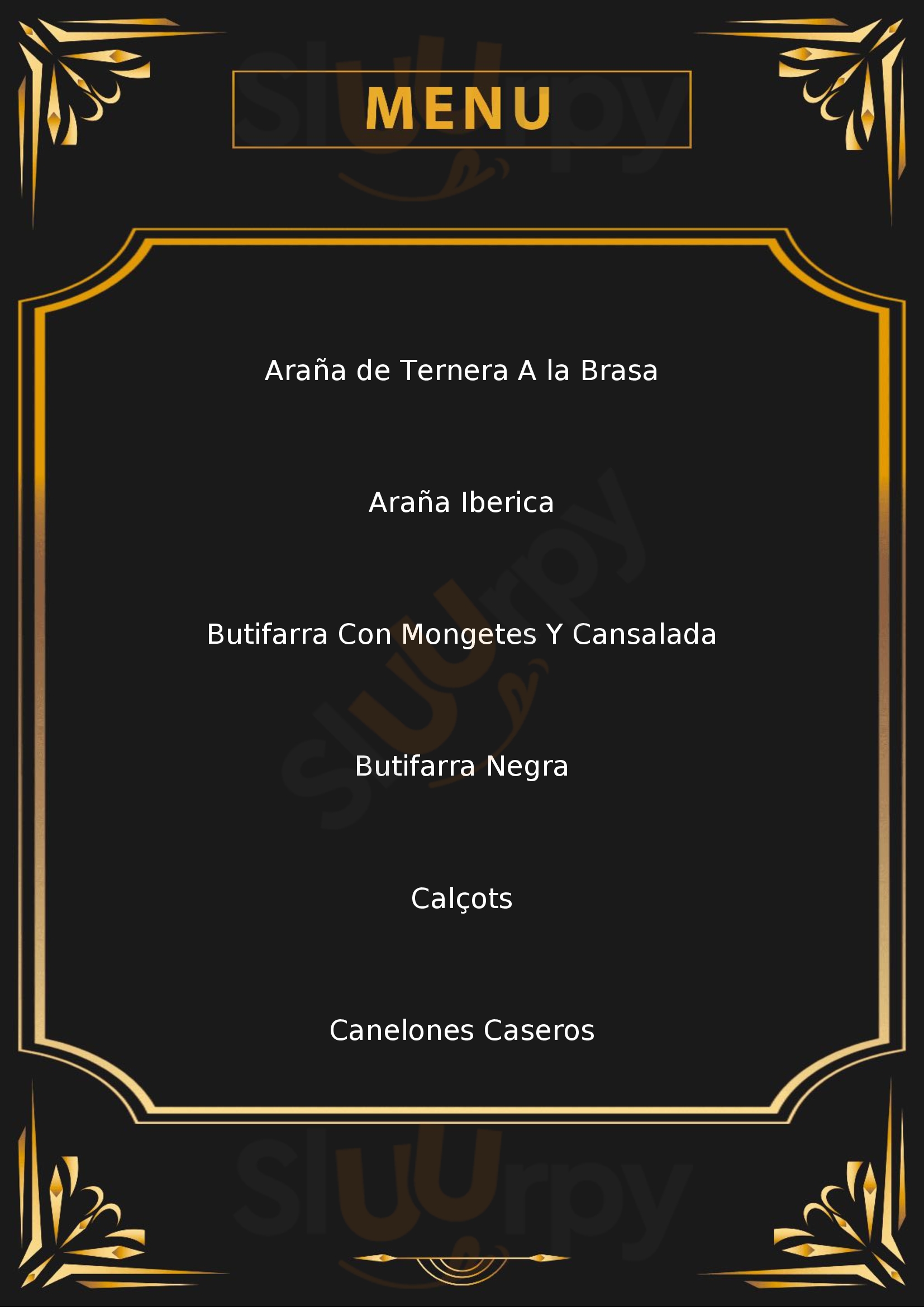 Braseria Alamo Mataró Menu - 1