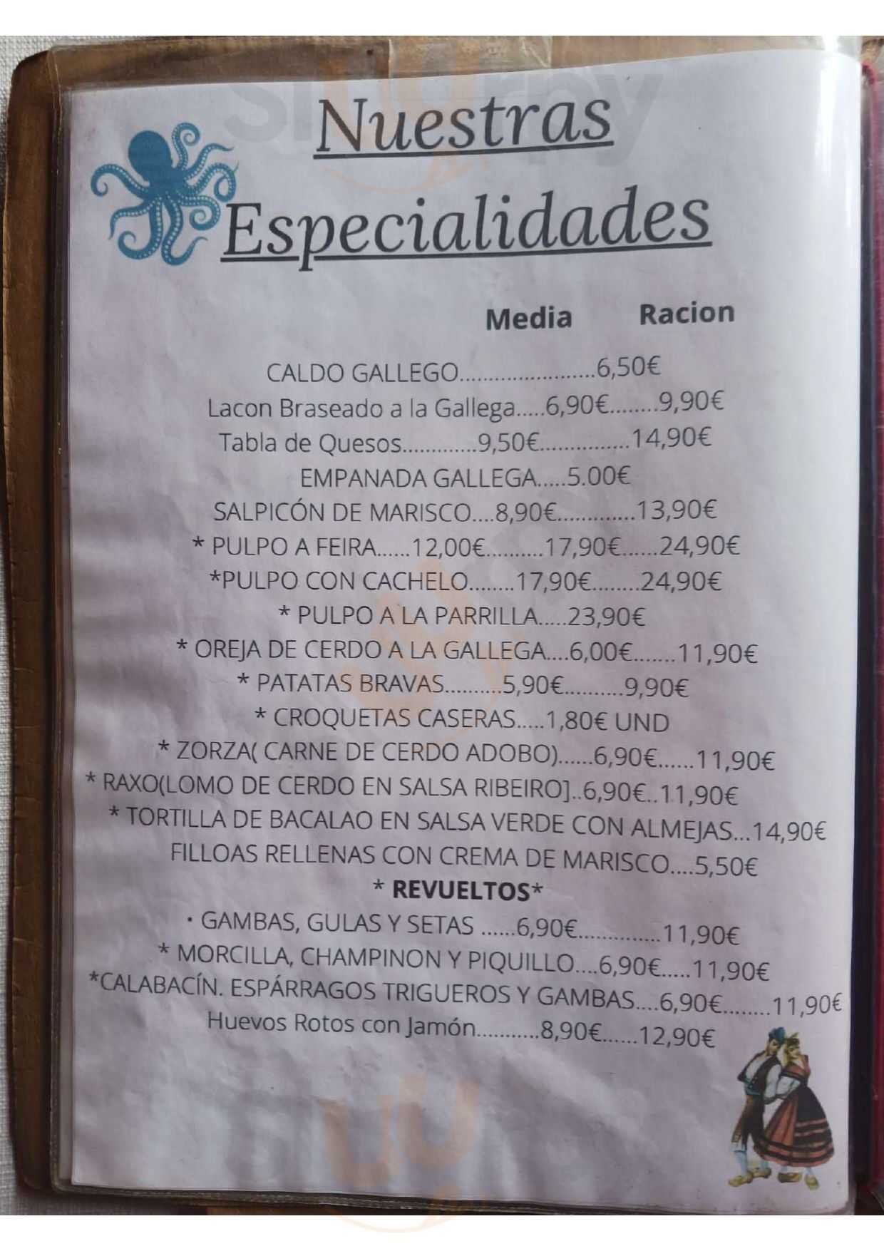 Tapería A'muñeira Cartagena Menu - 1