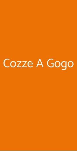 Cozze A Gogo, Treviso