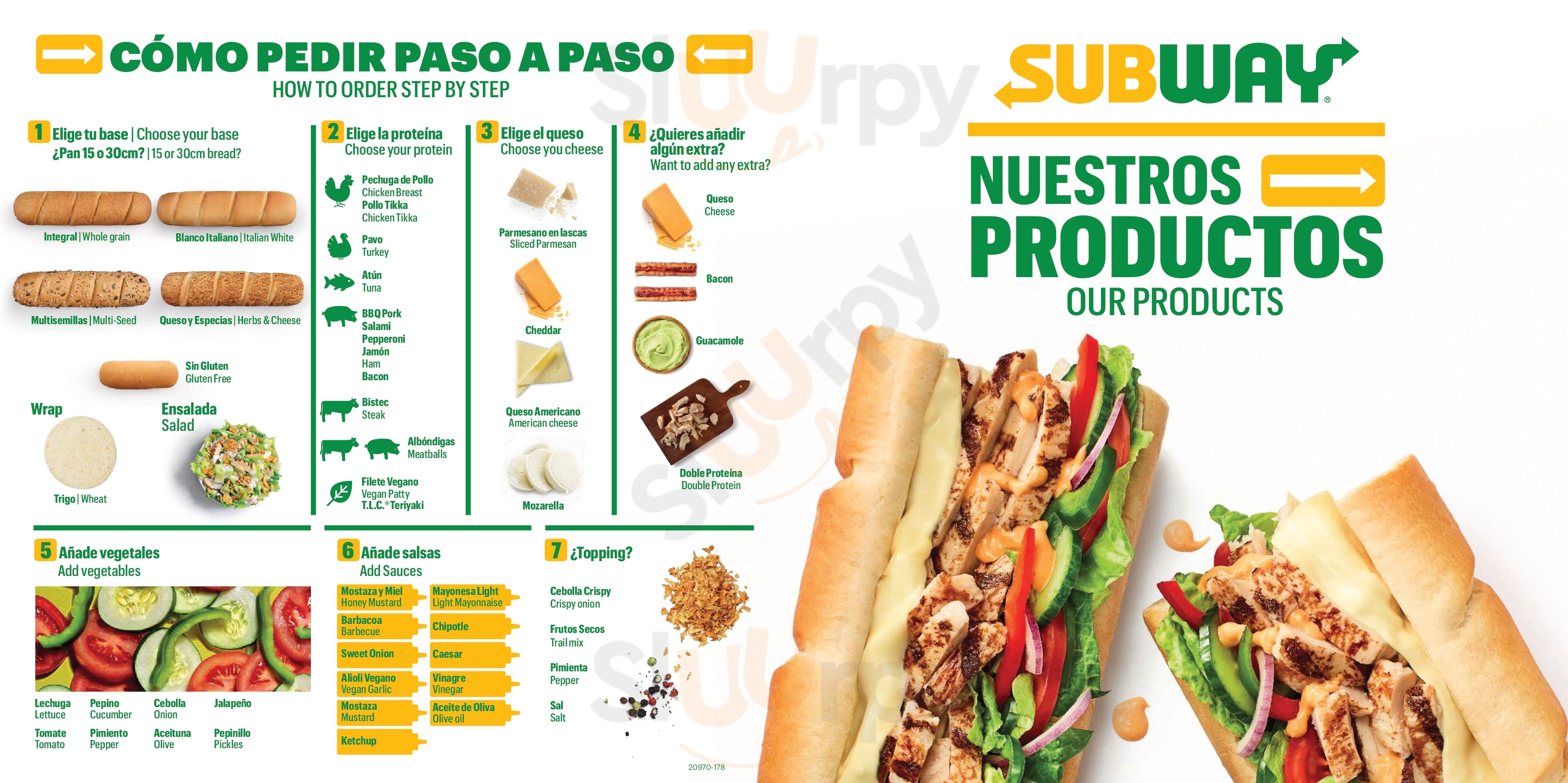 Main Menu - Subway