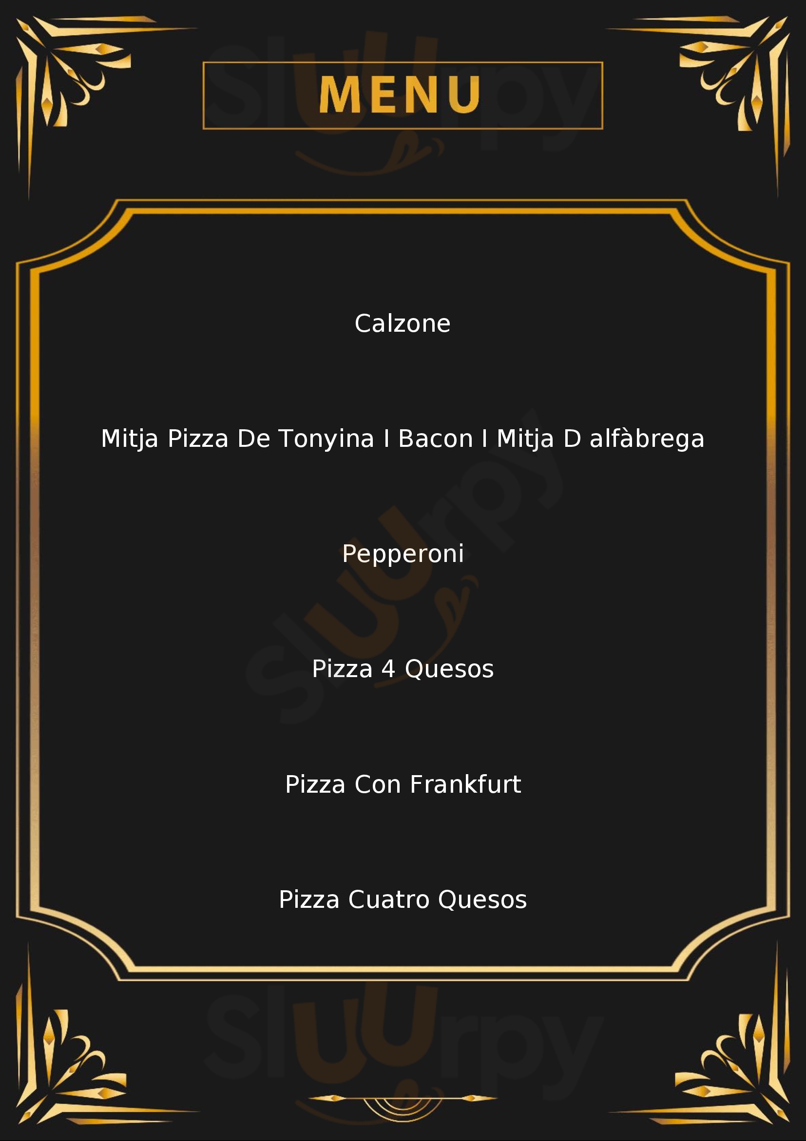 Pizzeria Max Sant Carles de la Ràpita Menu - 1