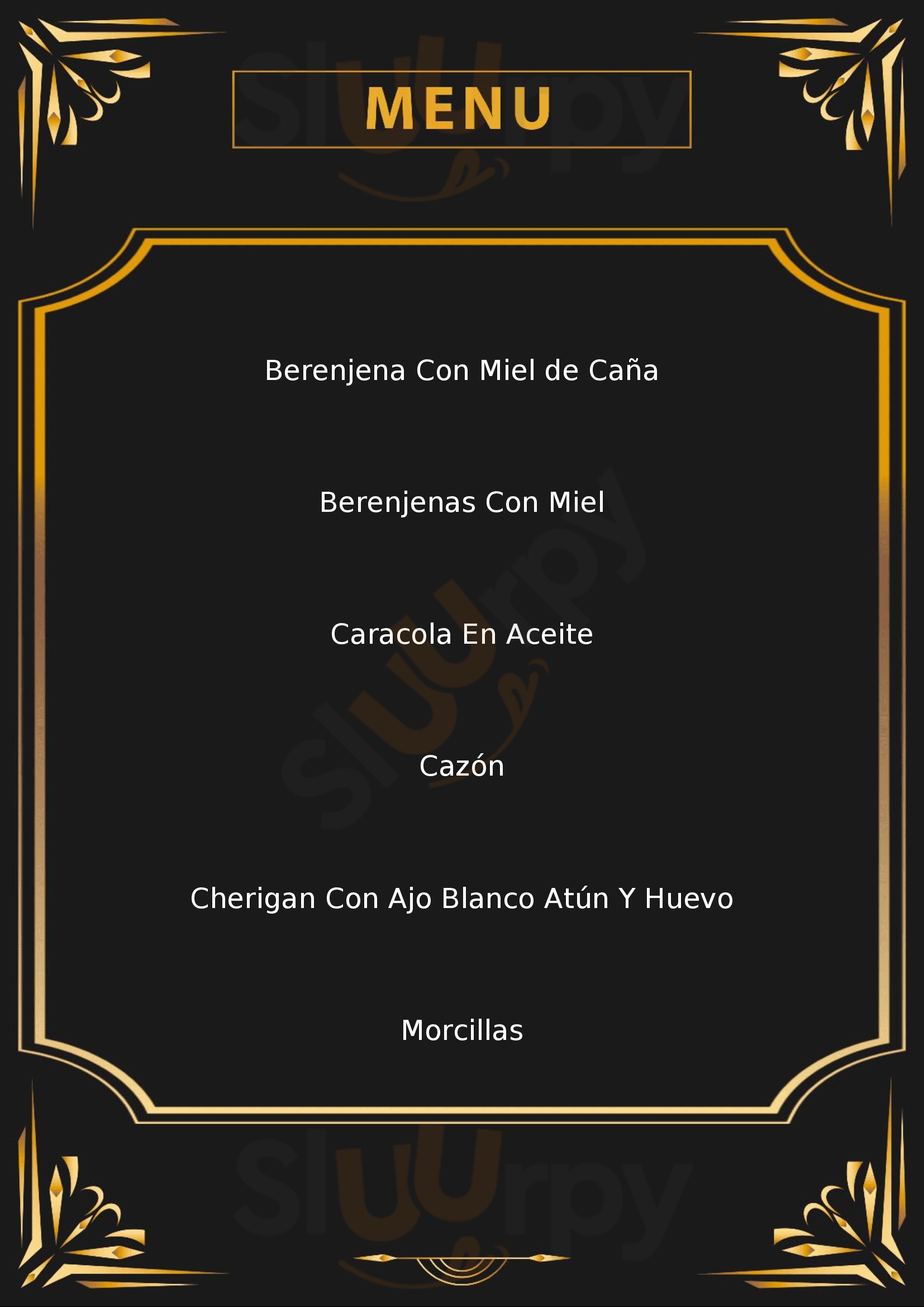 Porto Fino Almería Menu - 1