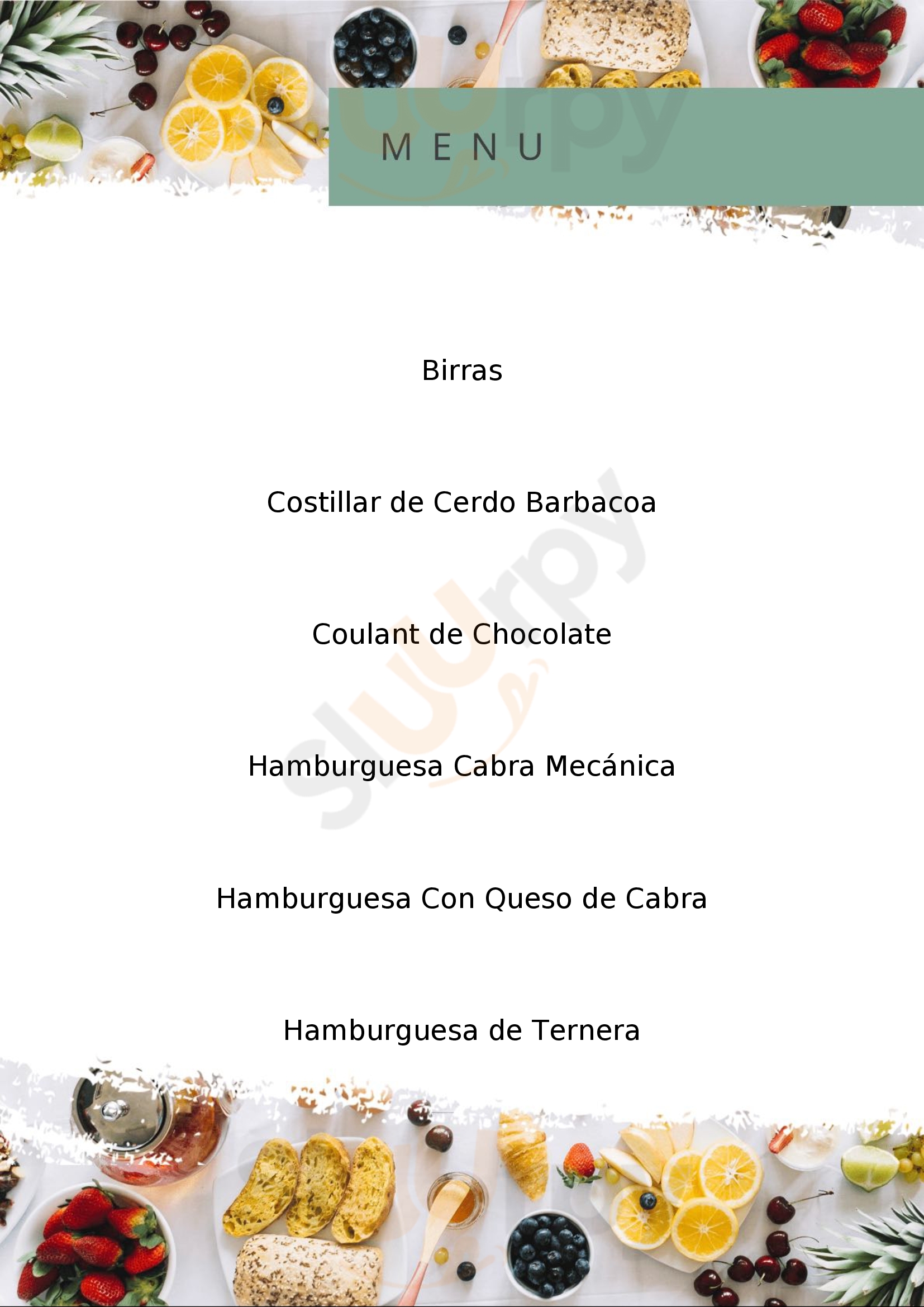 Restaurante El Cegarrijo Cartagena Menu - 1