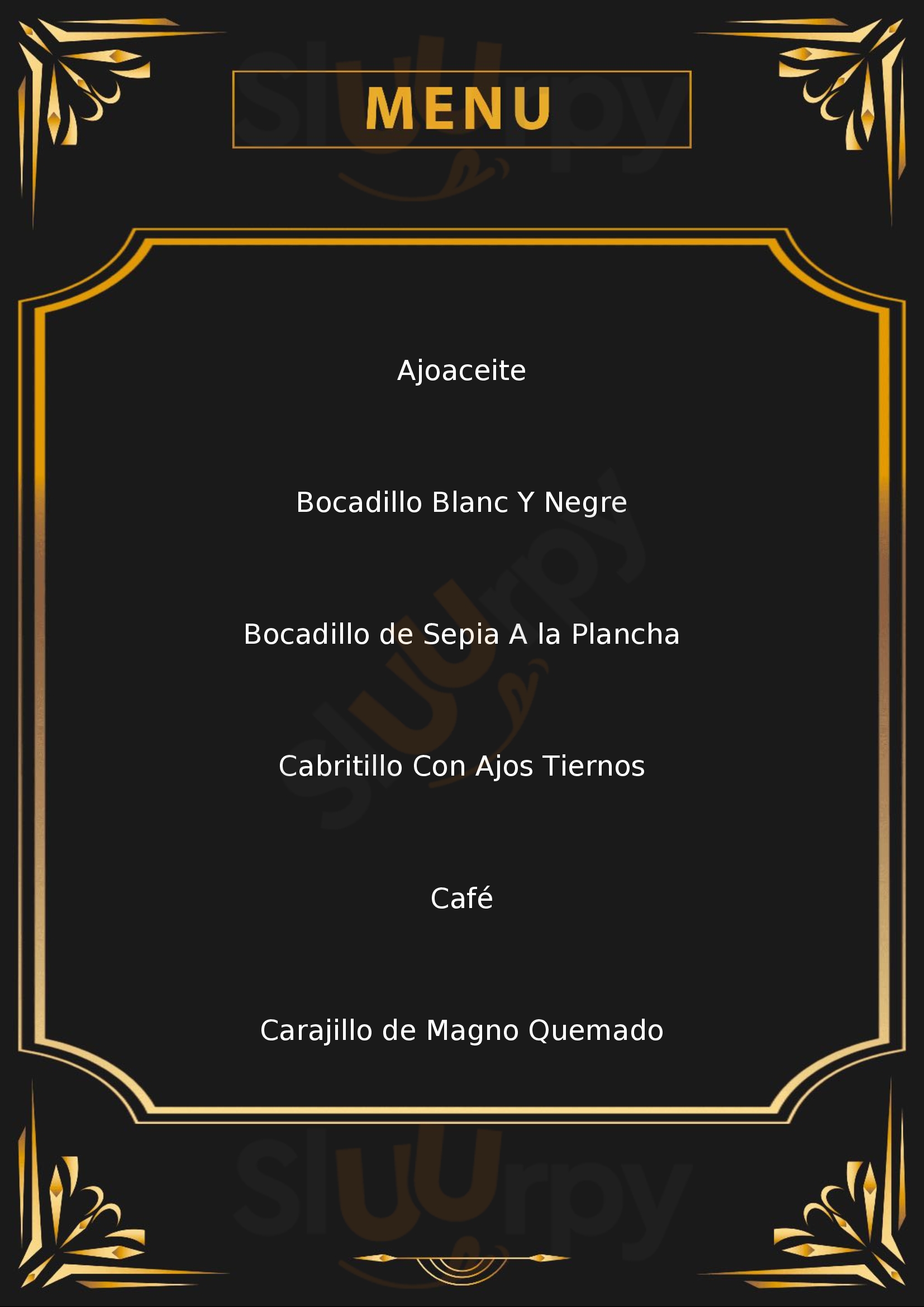 Bar Restaurante Hermanos Zafón Castellón de la Plana Menu - 1