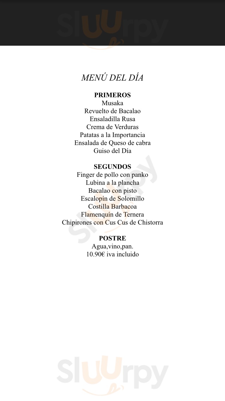 Restaurante Gloria Valladolid Menu - 1