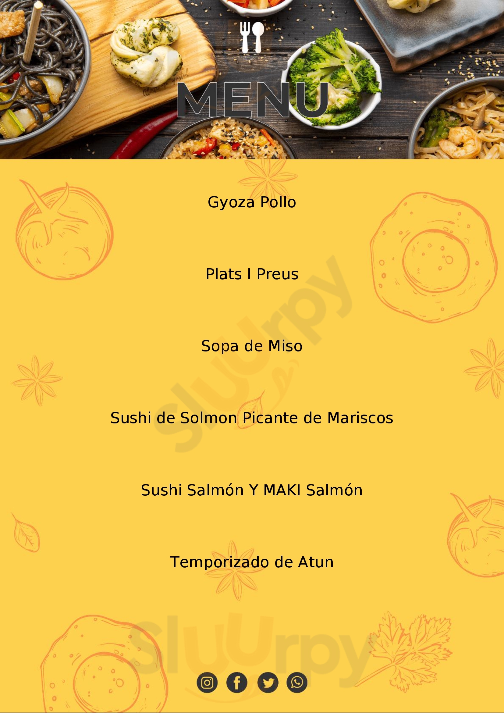 Restaurant Sushi Japones Sakura Lleida Menu - 1