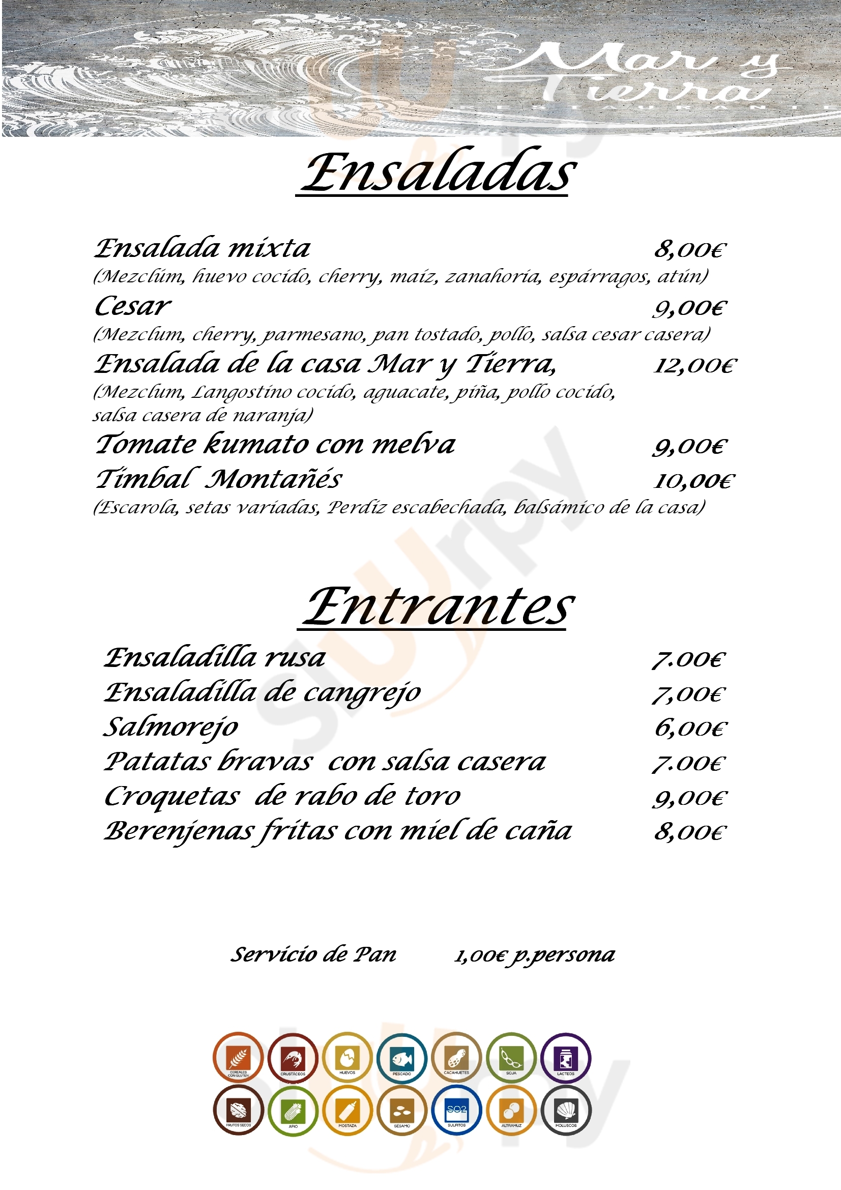 Restaurante Mar Y Tierra Córdoba Menu - 1
