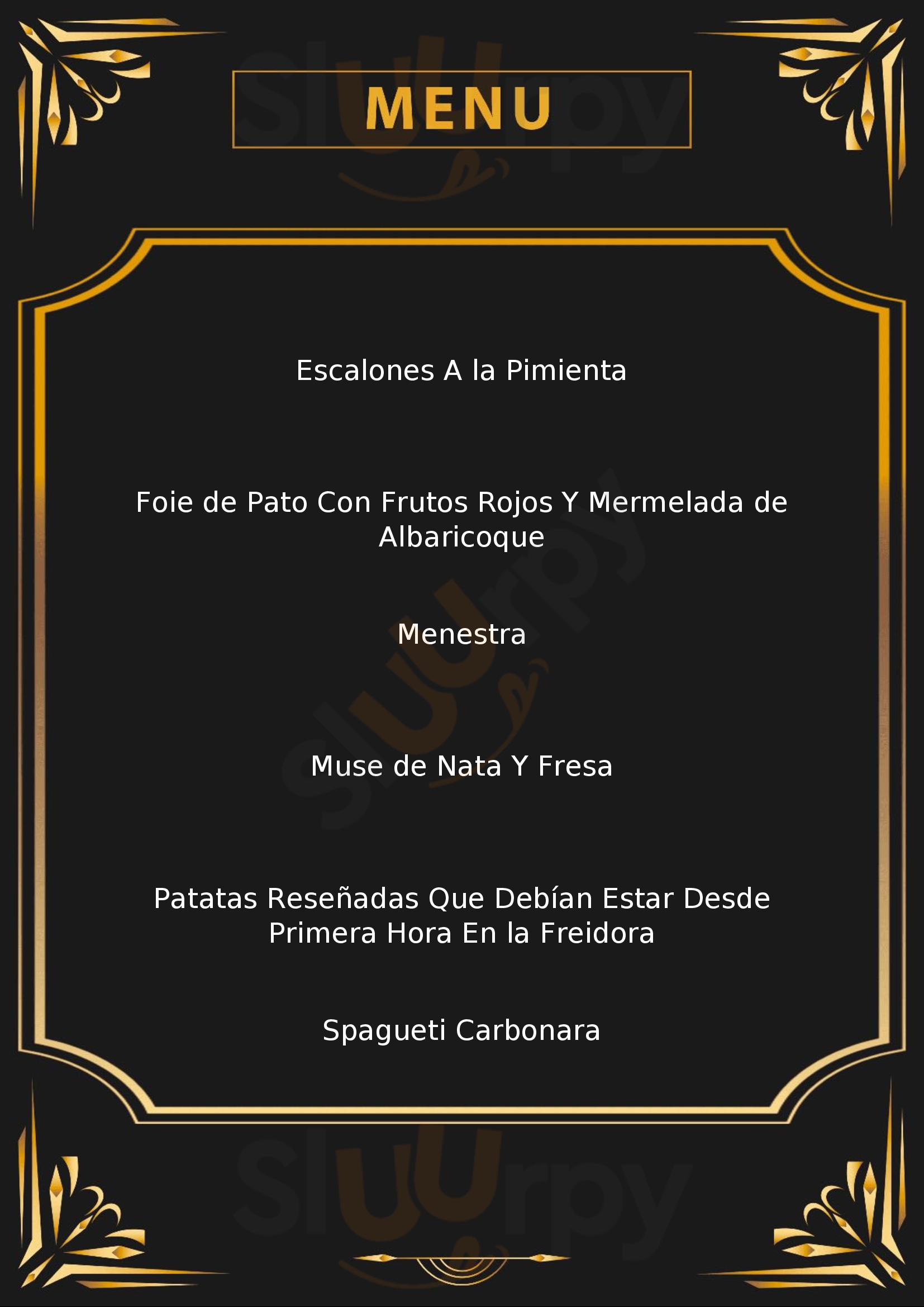 Villa Del Obispo León Menu - 1