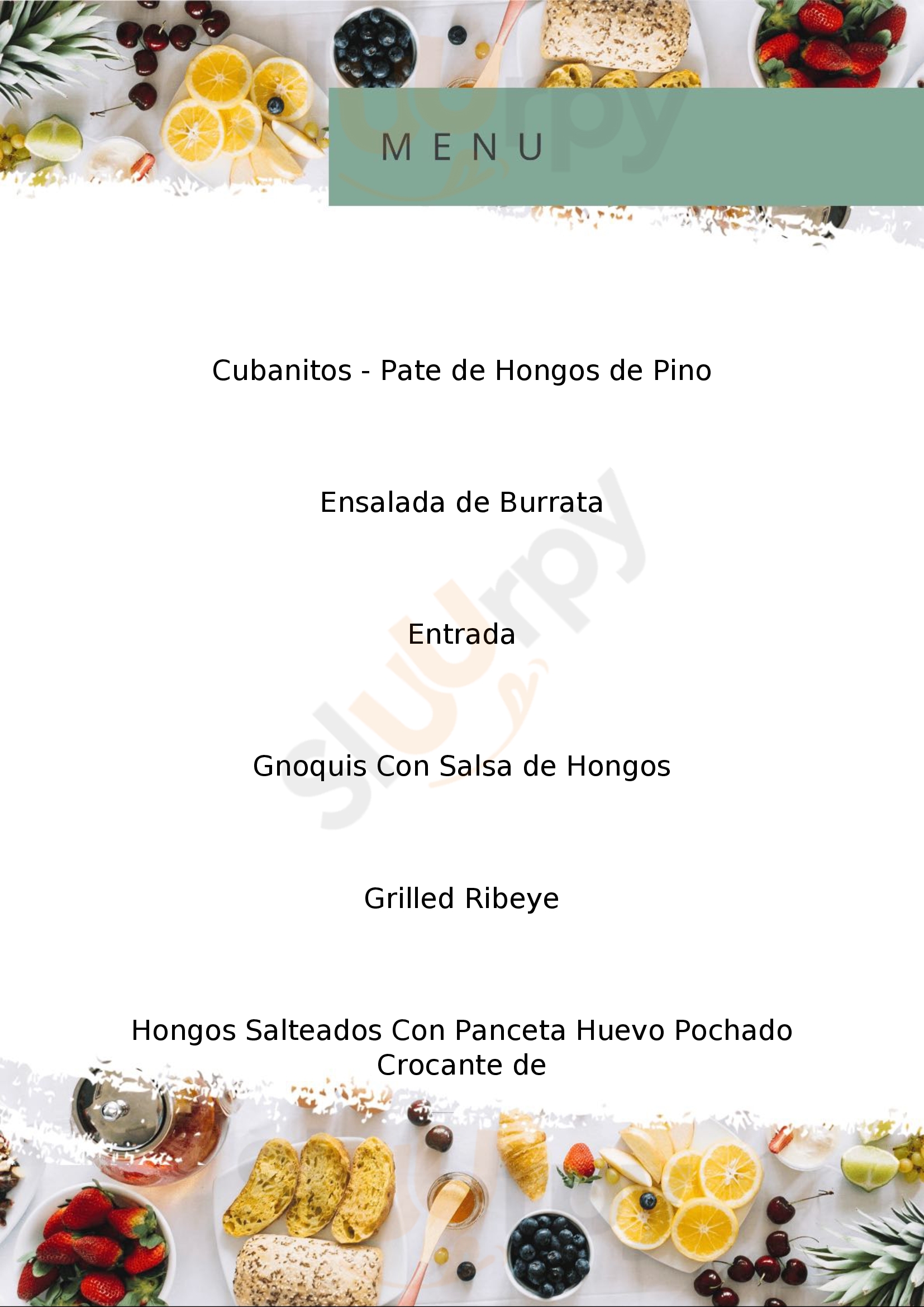 Sibaris Córdoba Menu - 1