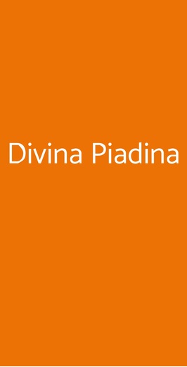 Divina Piadina Milano, Milano