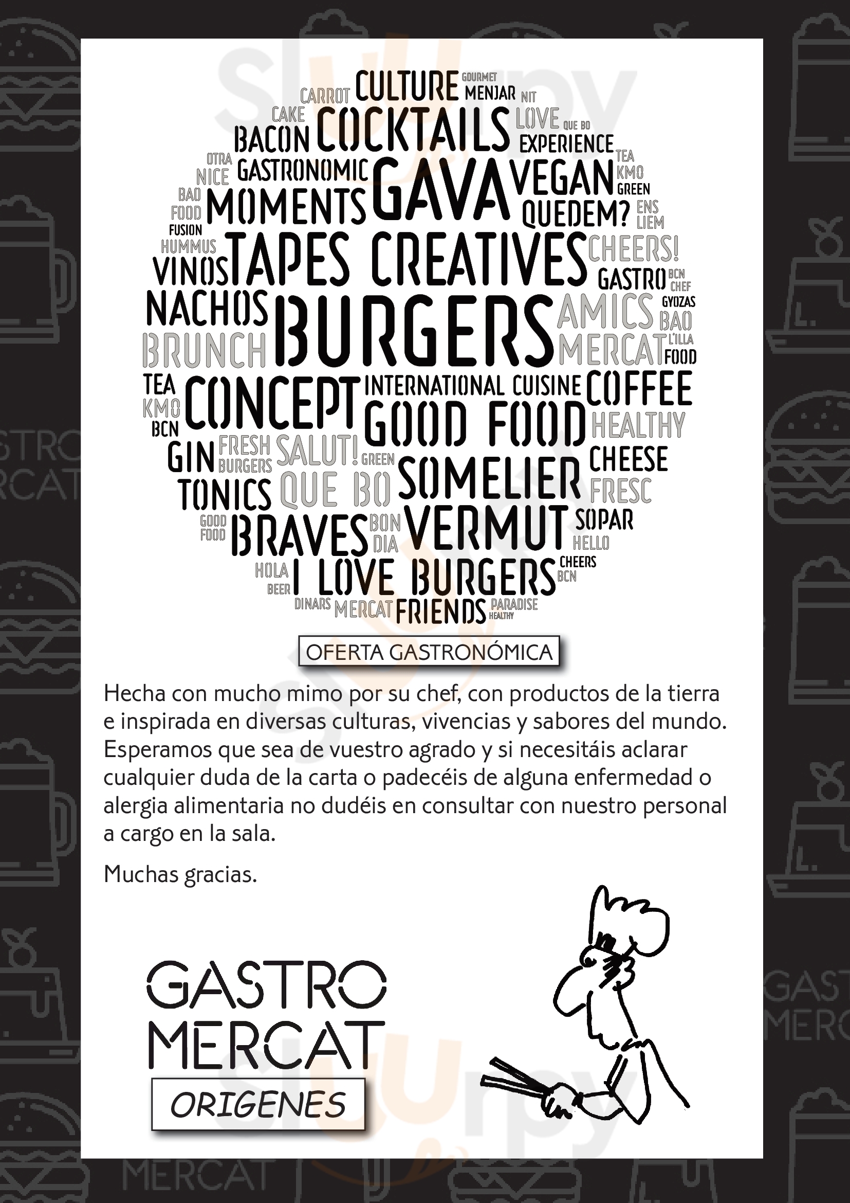 Gastro Mercat Gavà Menu - 1