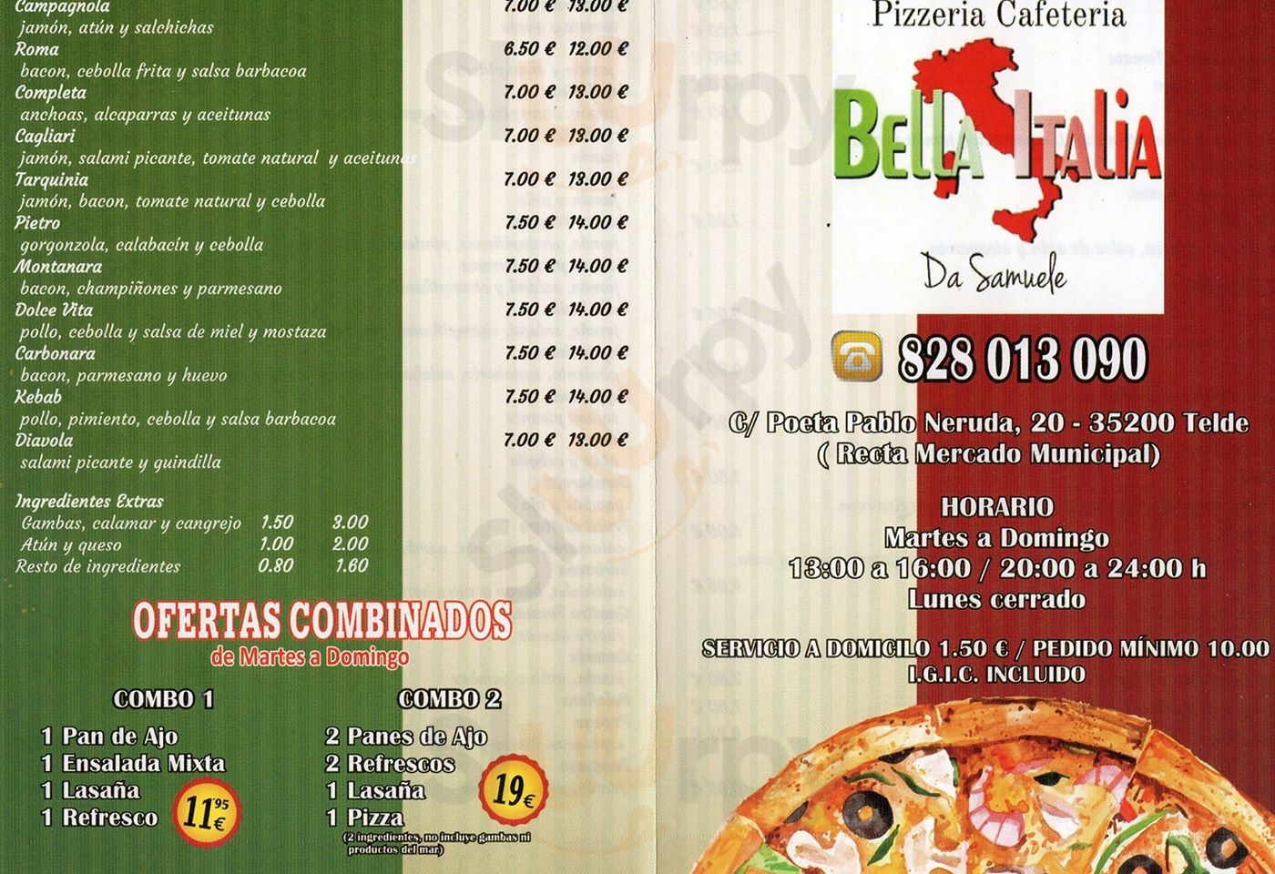 Bella Italia Telde Telde Menu - 1