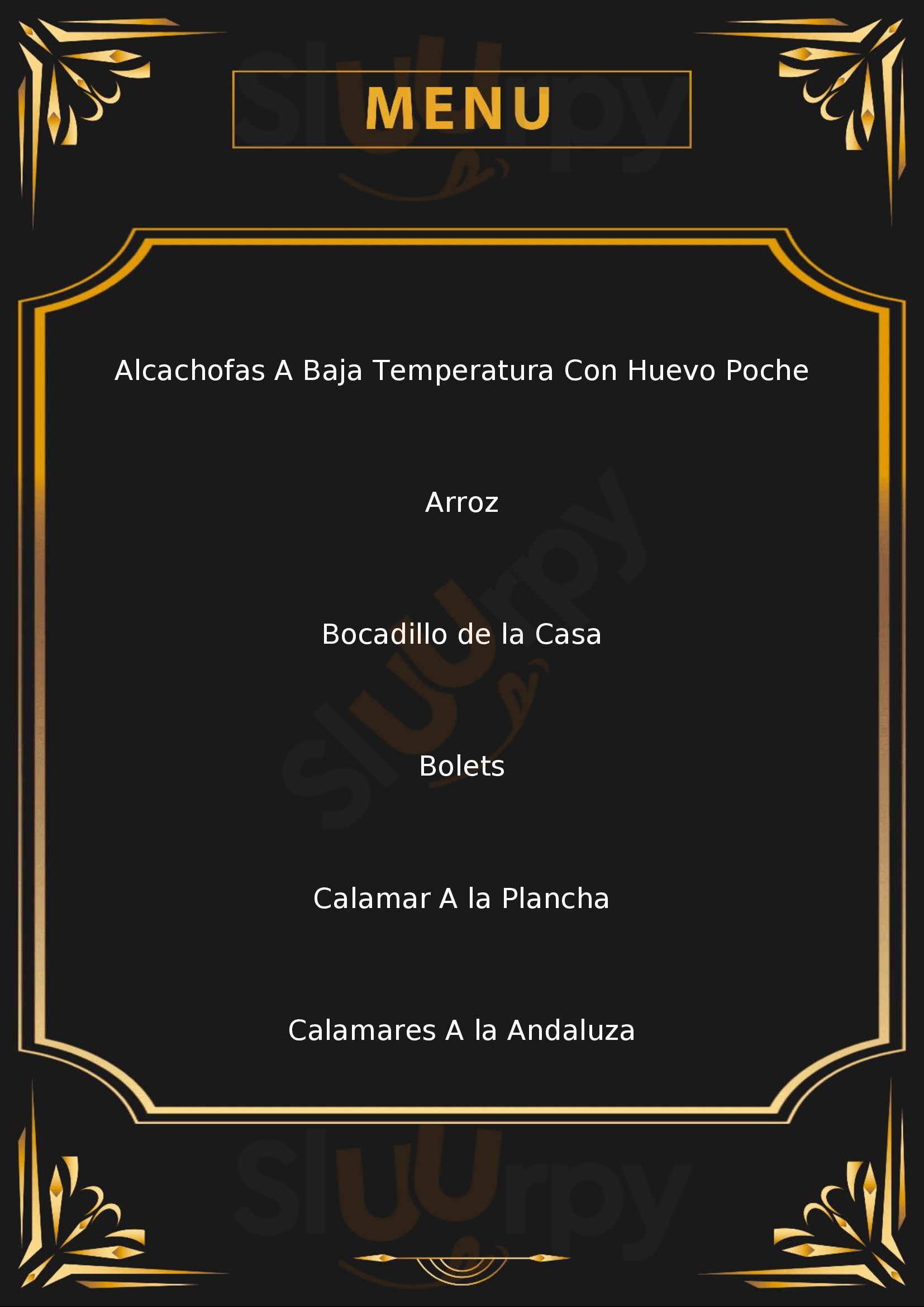 Restaurante Casa Felix Alcoy Menu - 1