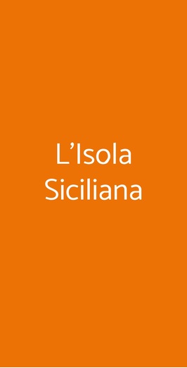 L'isola Siciliana, Roma